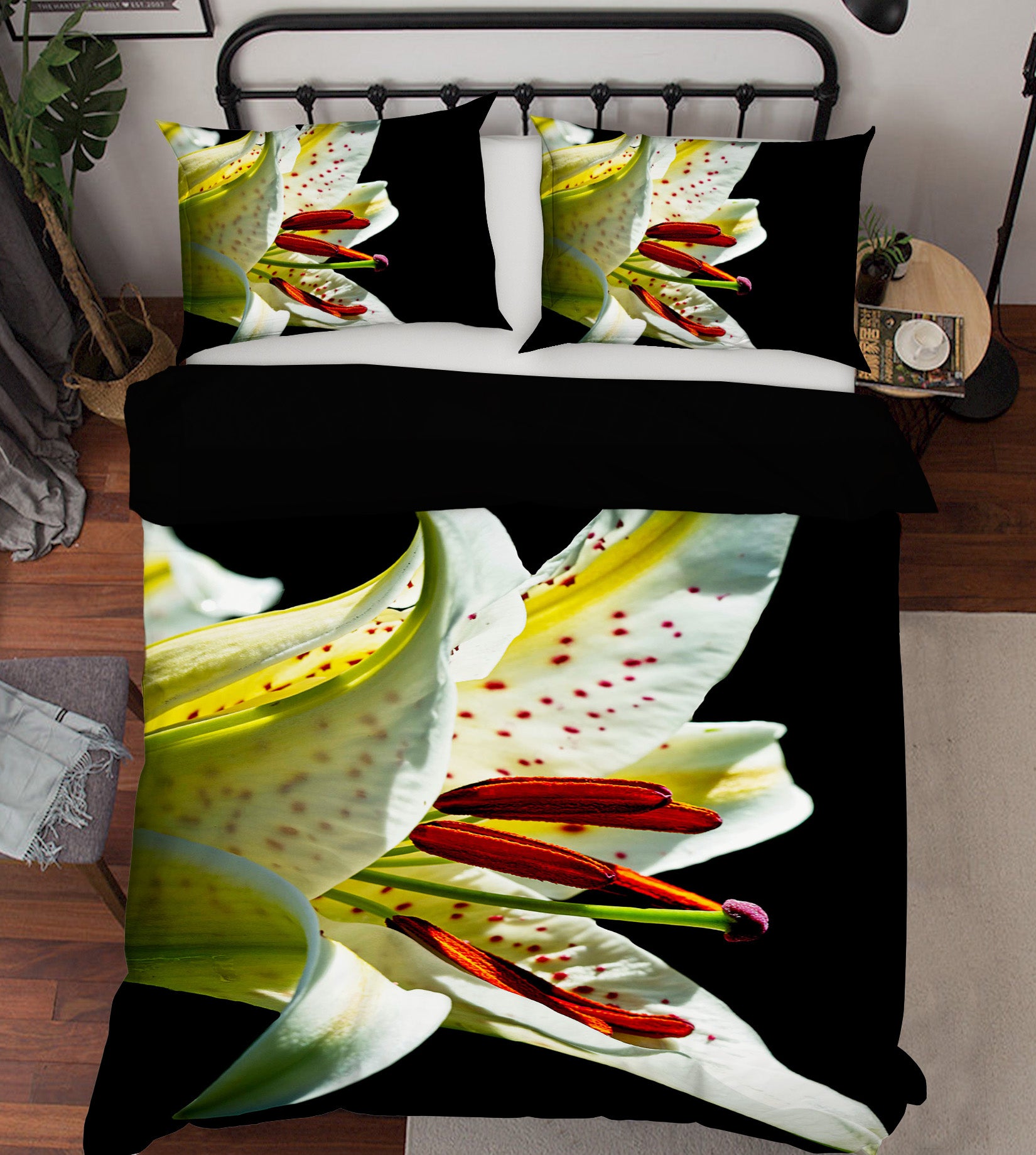 3D Lily 2136 Kathy Barefield Bedding Bed Pillowcases Quilt