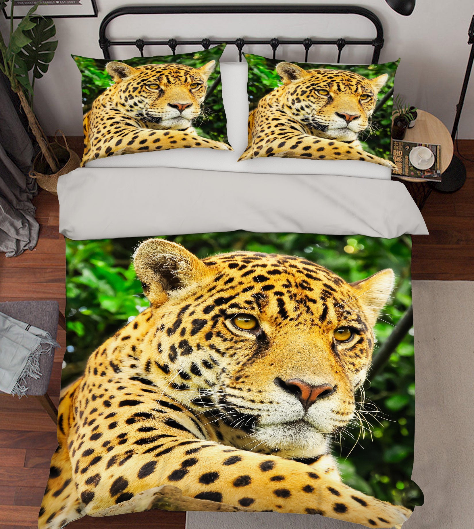 3D Leopard 72019 Bed Pillowcases Quilt