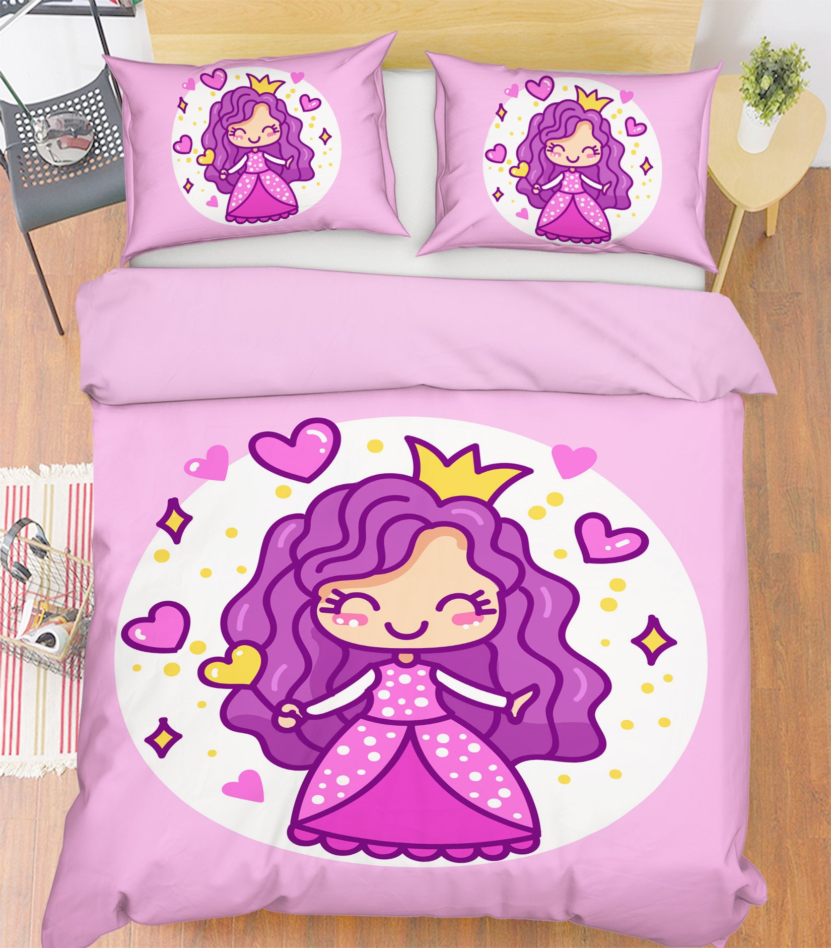 3D Girl 67029 Bed Pillowcases Quilt