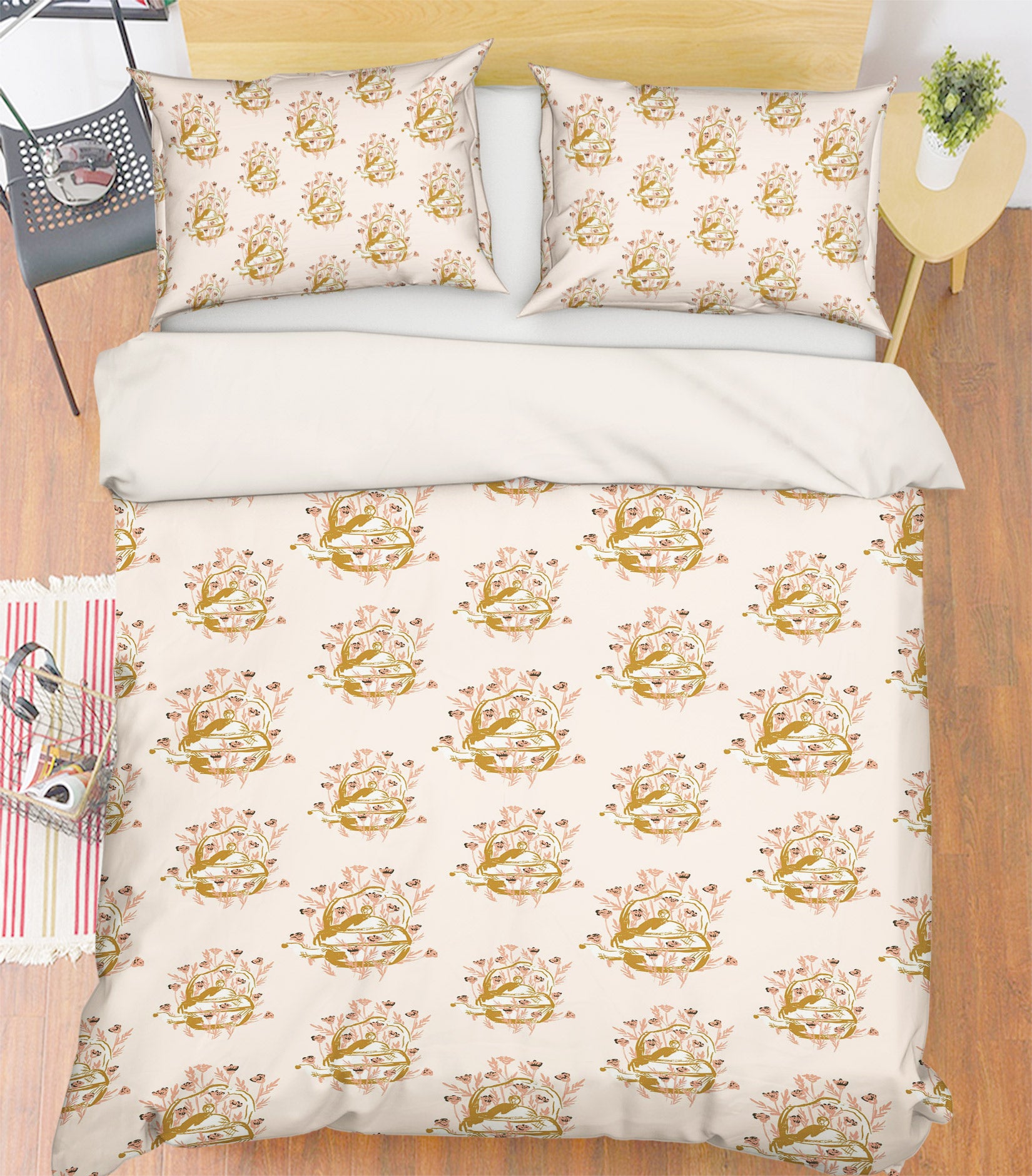 3D Flower Basket 018 Kashmira Jayaprakash Bedding Bed Pillowcases Quilt