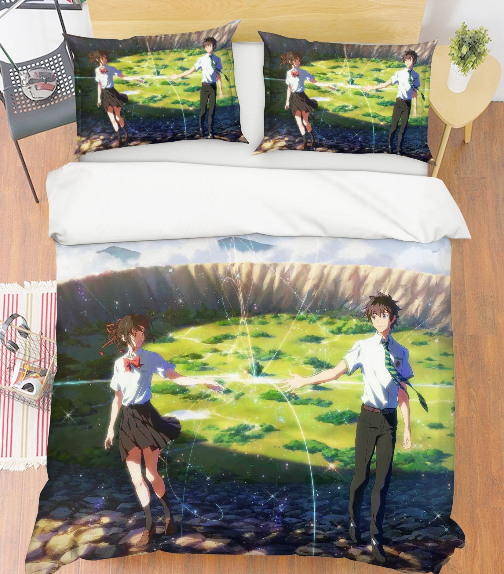 3D Classmate Lawn 105 Bed Pillowcases Quilt Wallpaper AJ Wallpaper 