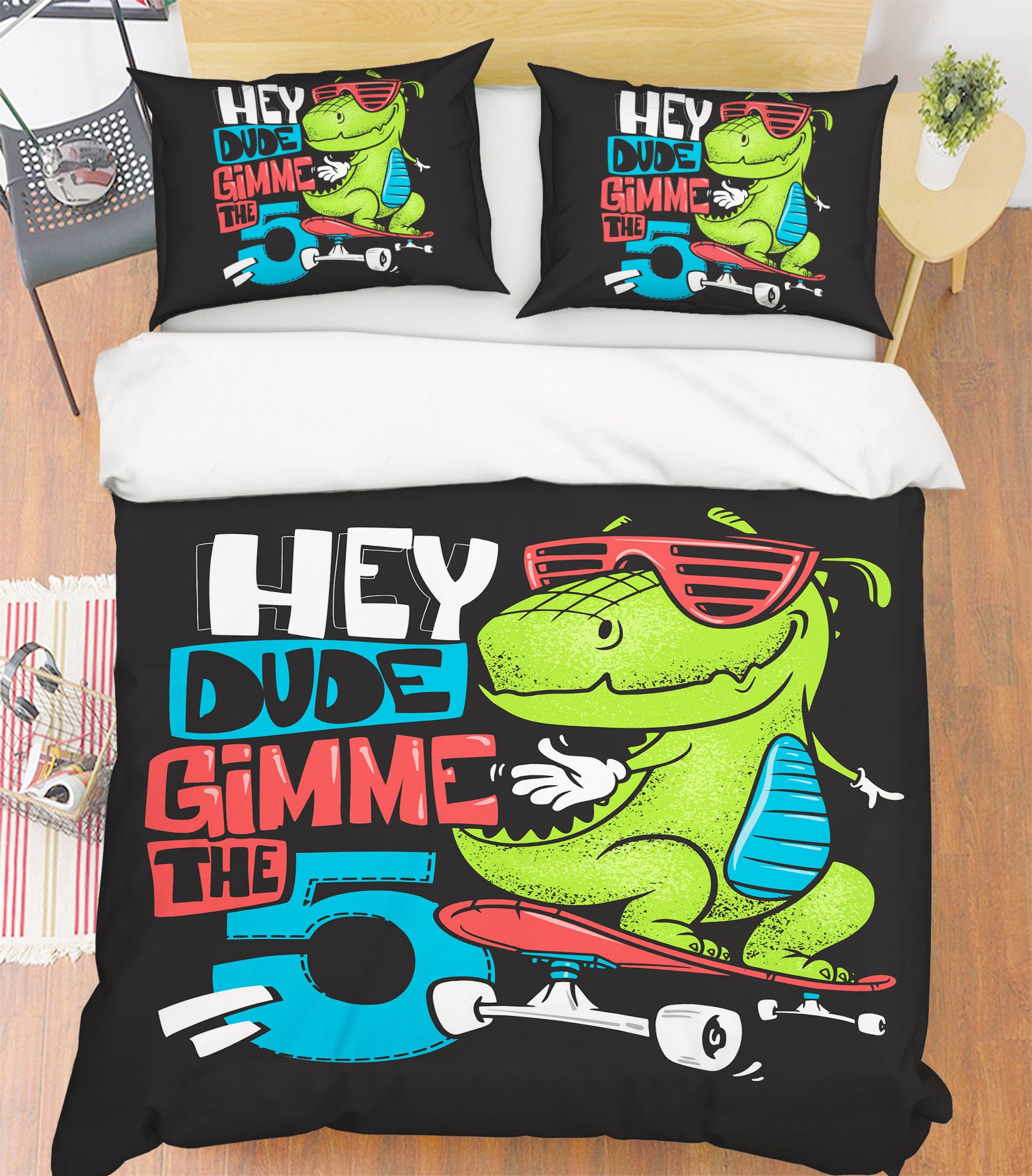 3D Dinosaur 67034 Bed Pillowcases Quilt