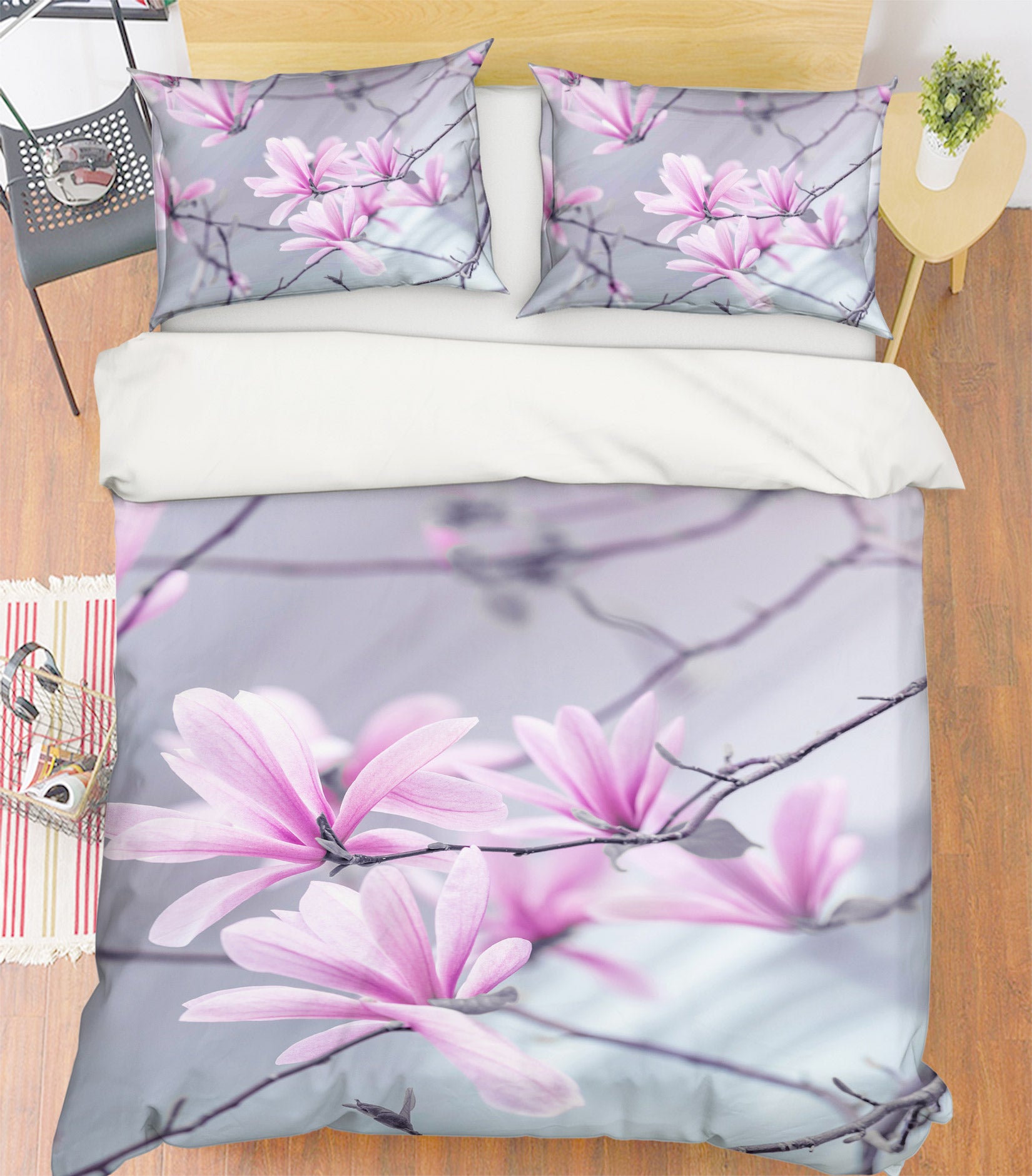 3D Pink Flower 6944 Assaf Frank Bedding Bed Pillowcases Quilt Cover Duvet Cover