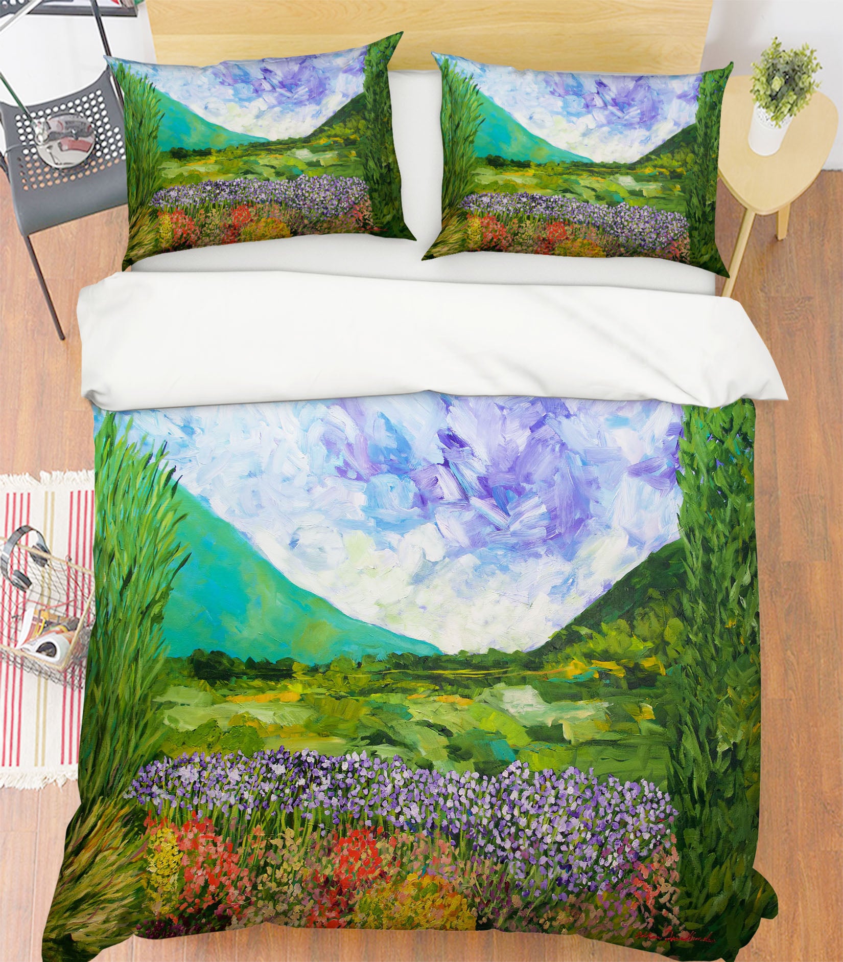 3D River Bend 1143 Allan P. Friedlander Bedding Bed Pillowcases Quilt