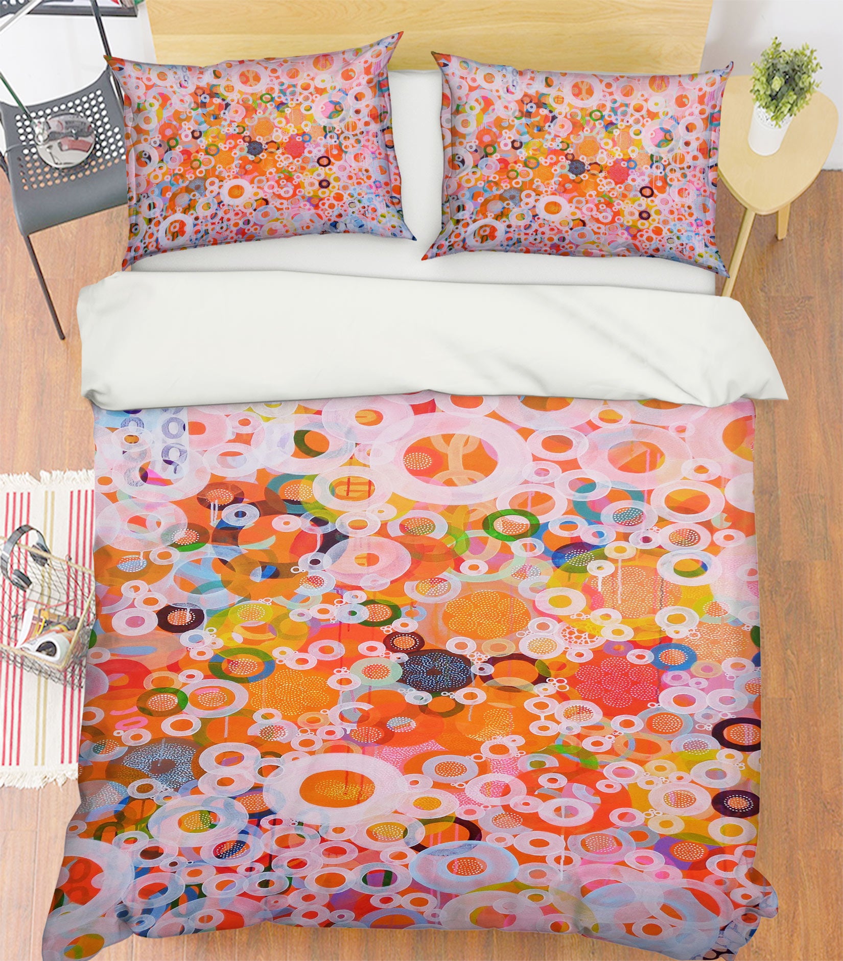 3D Cartoon Doodle Circle 1134 Misako Chida Bedding Bed Pillowcases Quilt Cover Duvet Cover