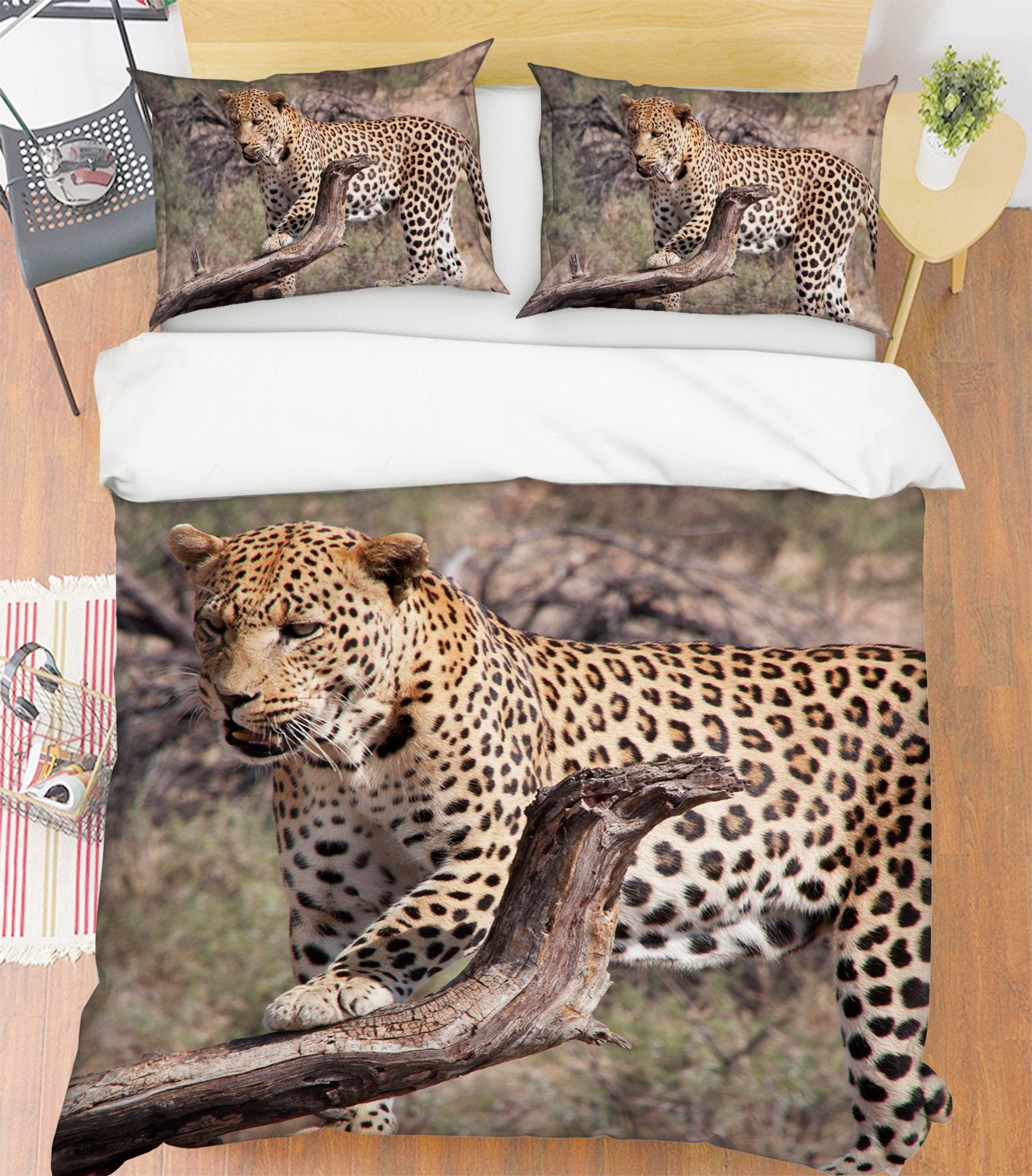 3D South American leopard 1994 Bed Pillowcases Quilt Quiet Covers AJ Creativity Home 