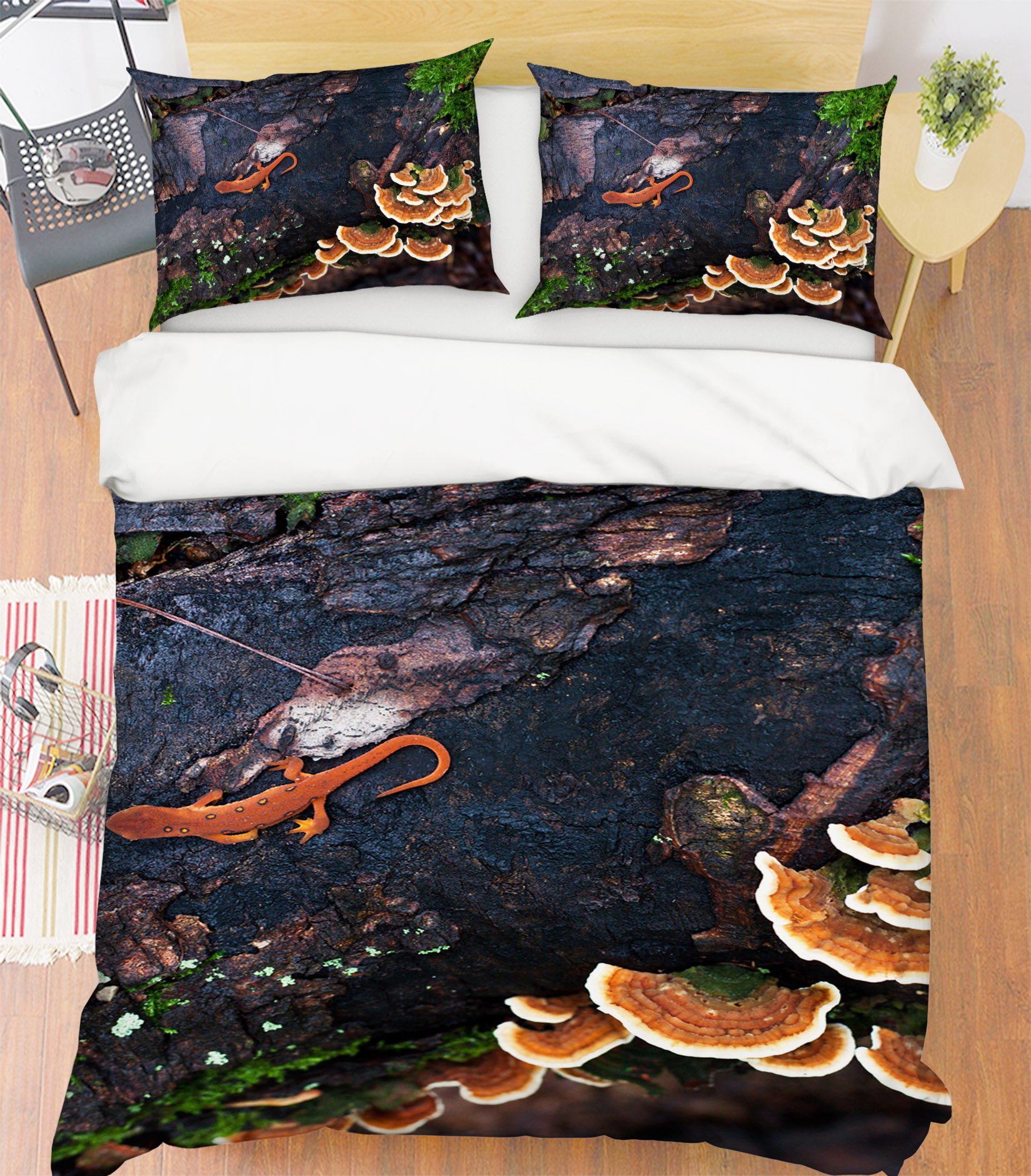 3D Ganoderma Lucidum 067 Bed Pillowcases Quilt