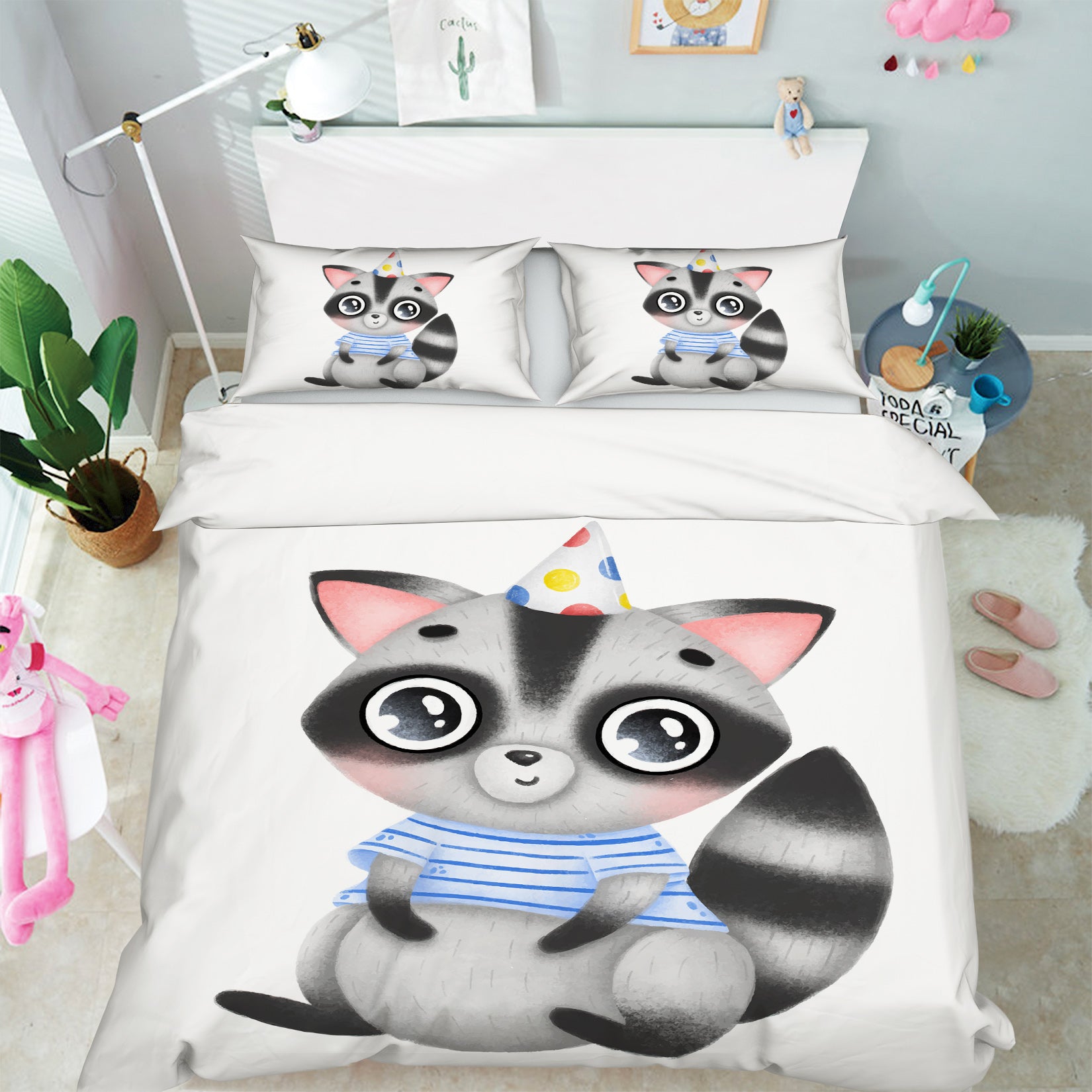 3D Civet Cat 63208 Bed Pillowcases Quilt