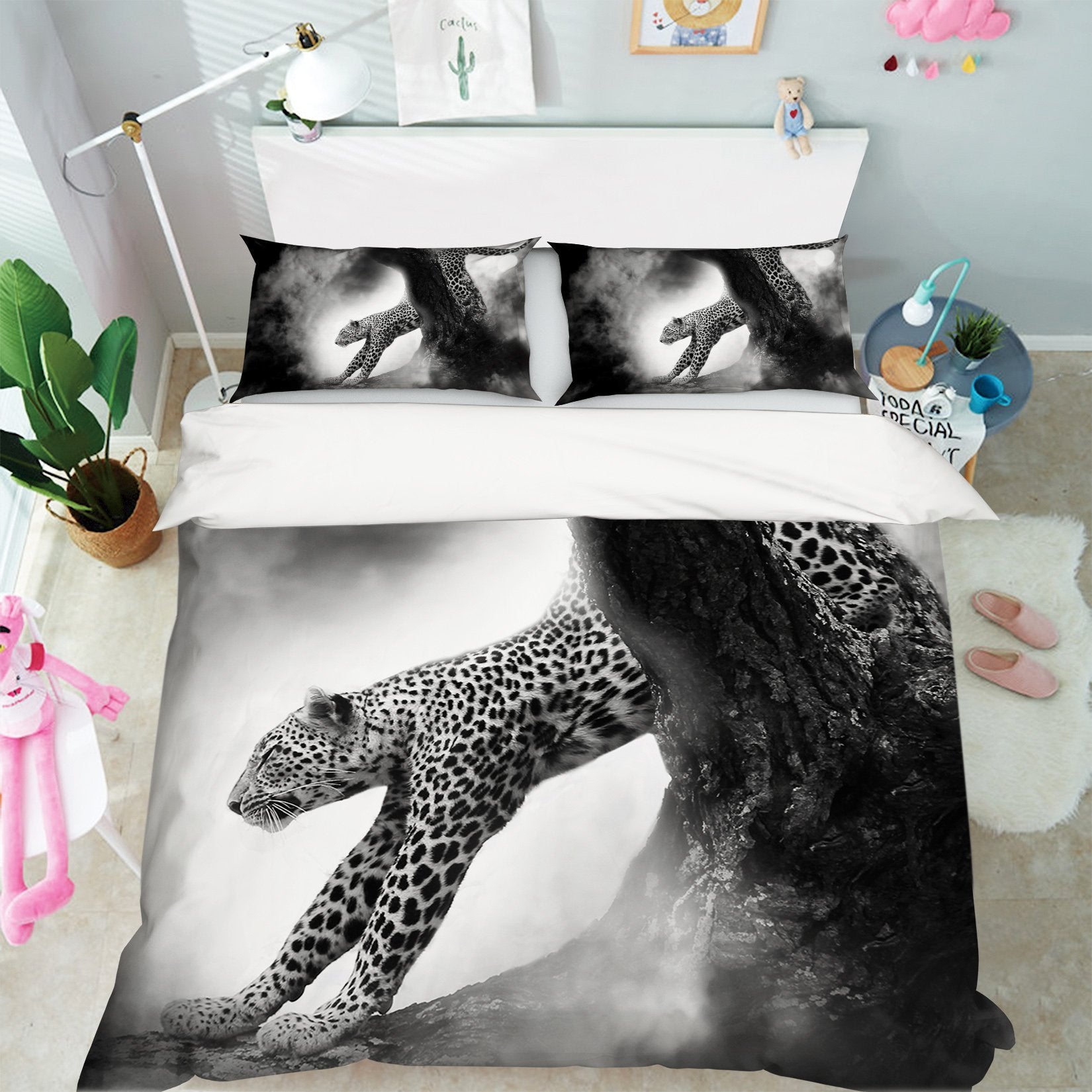 3D Cheetah 1971 Bed Pillowcases Quilt Quiet Covers AJ Creativity Home 