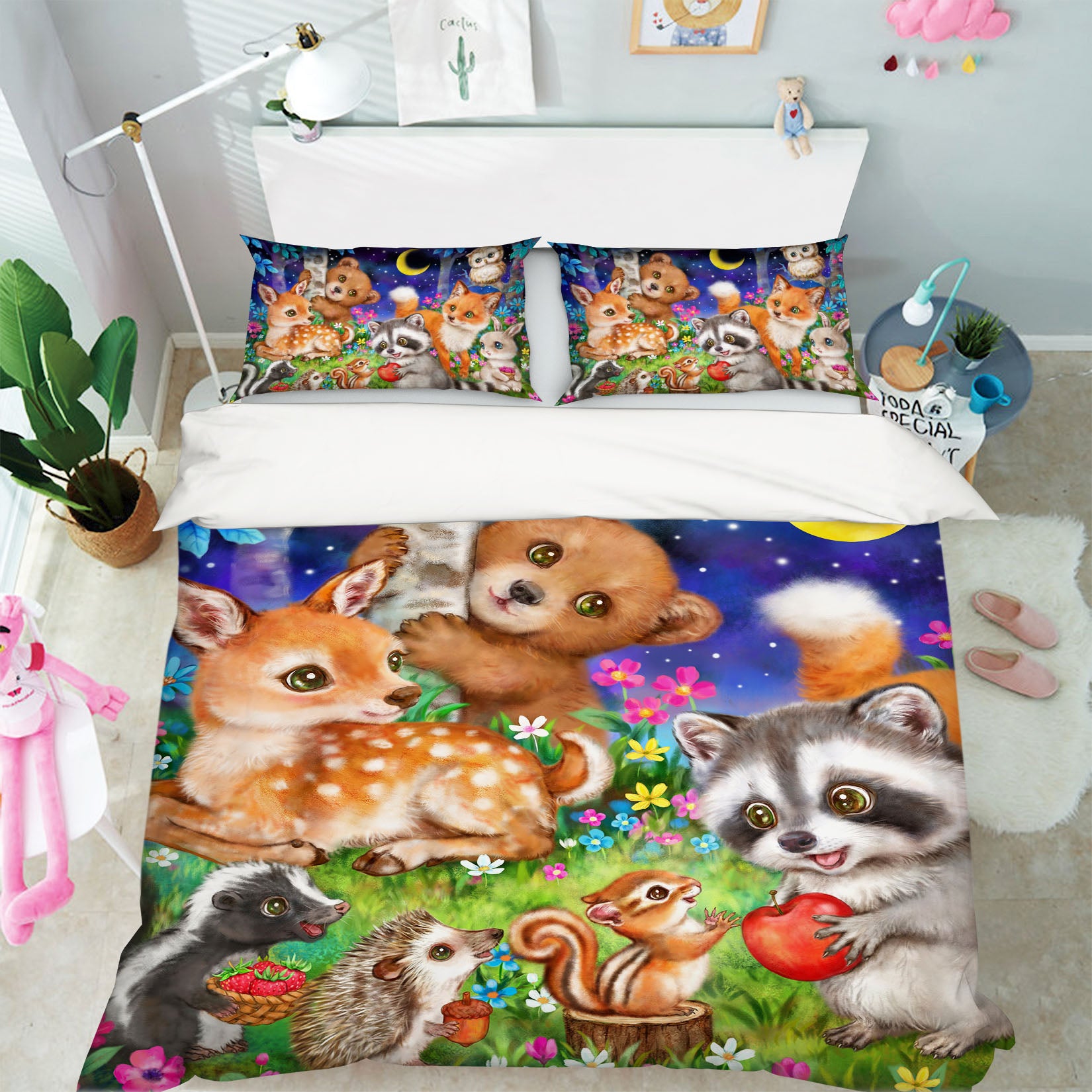 3D Cartoon Animals 5901 Kayomi Harai Bedding Bed Pillowcases Quilt Cover Duvet Cover