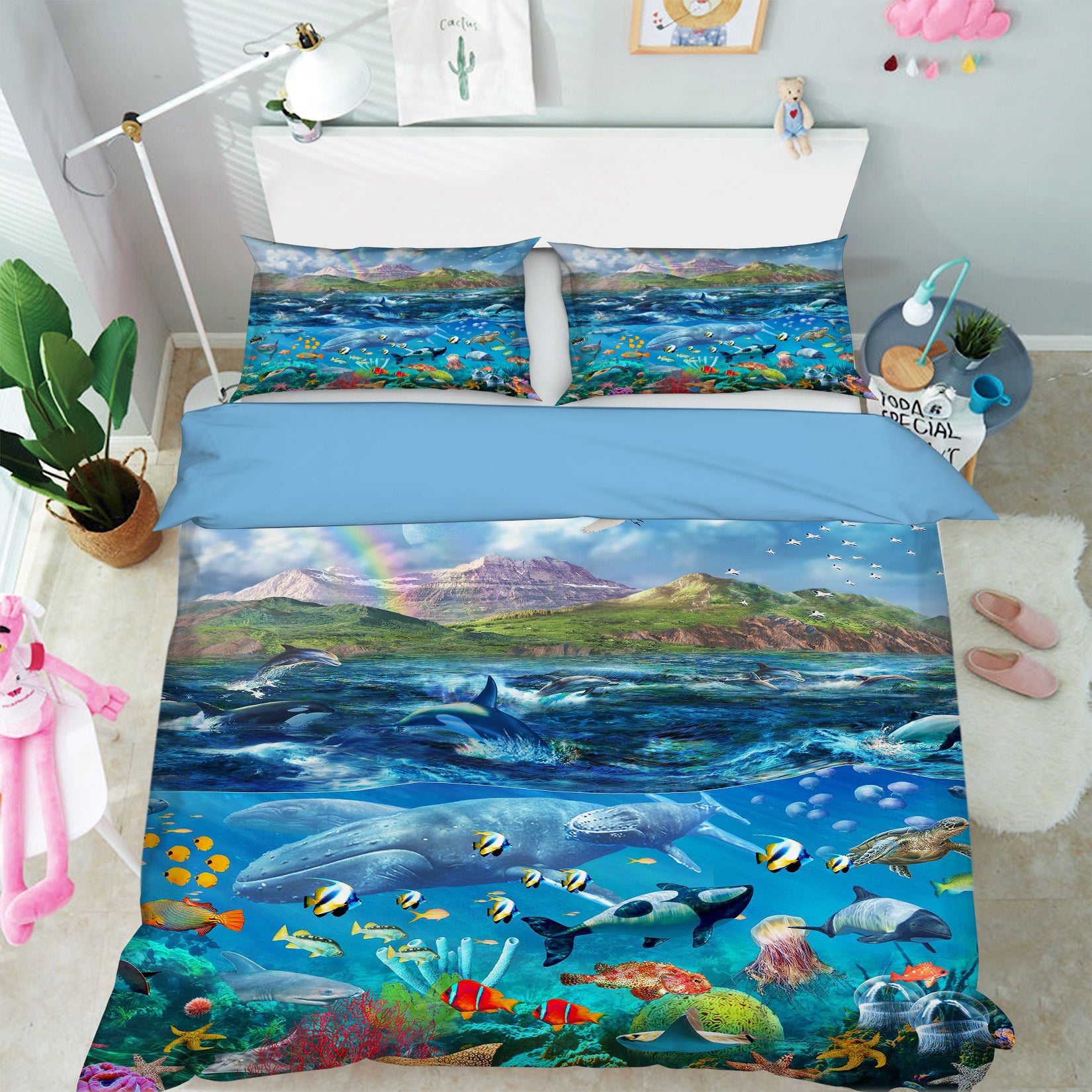 3D The Underwater World 2111 Adrian Chesterman Bedding Bed Pillowcases Quilt