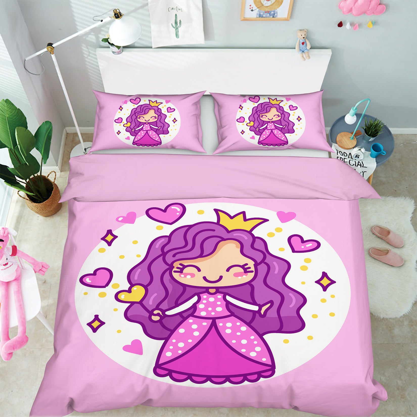 3D Girl 67029 Bed Pillowcases Quilt