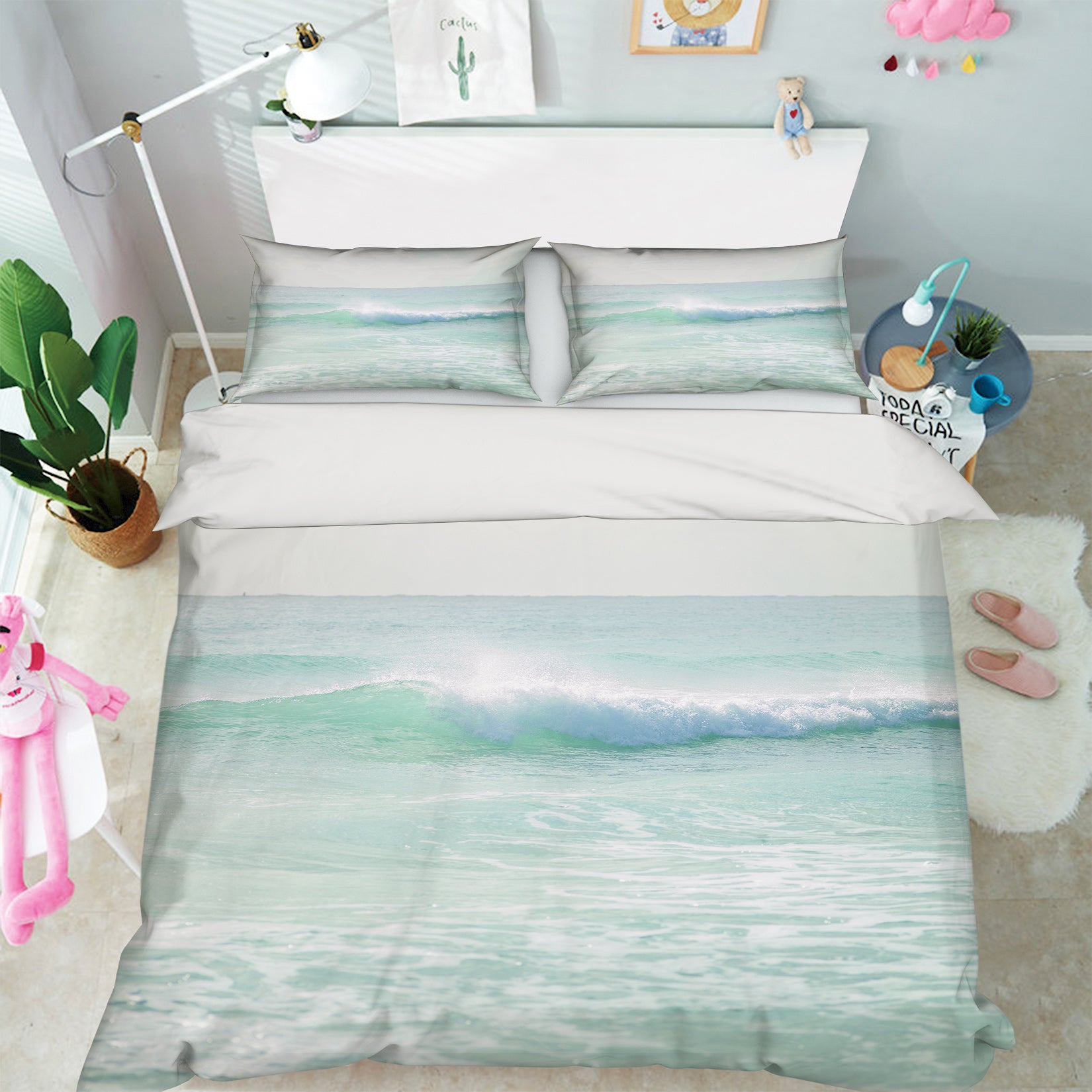 3D Ocean Waves 6935 Assaf Frank Bedding Bed Pillowcases Quilt Cover Duvet Cover