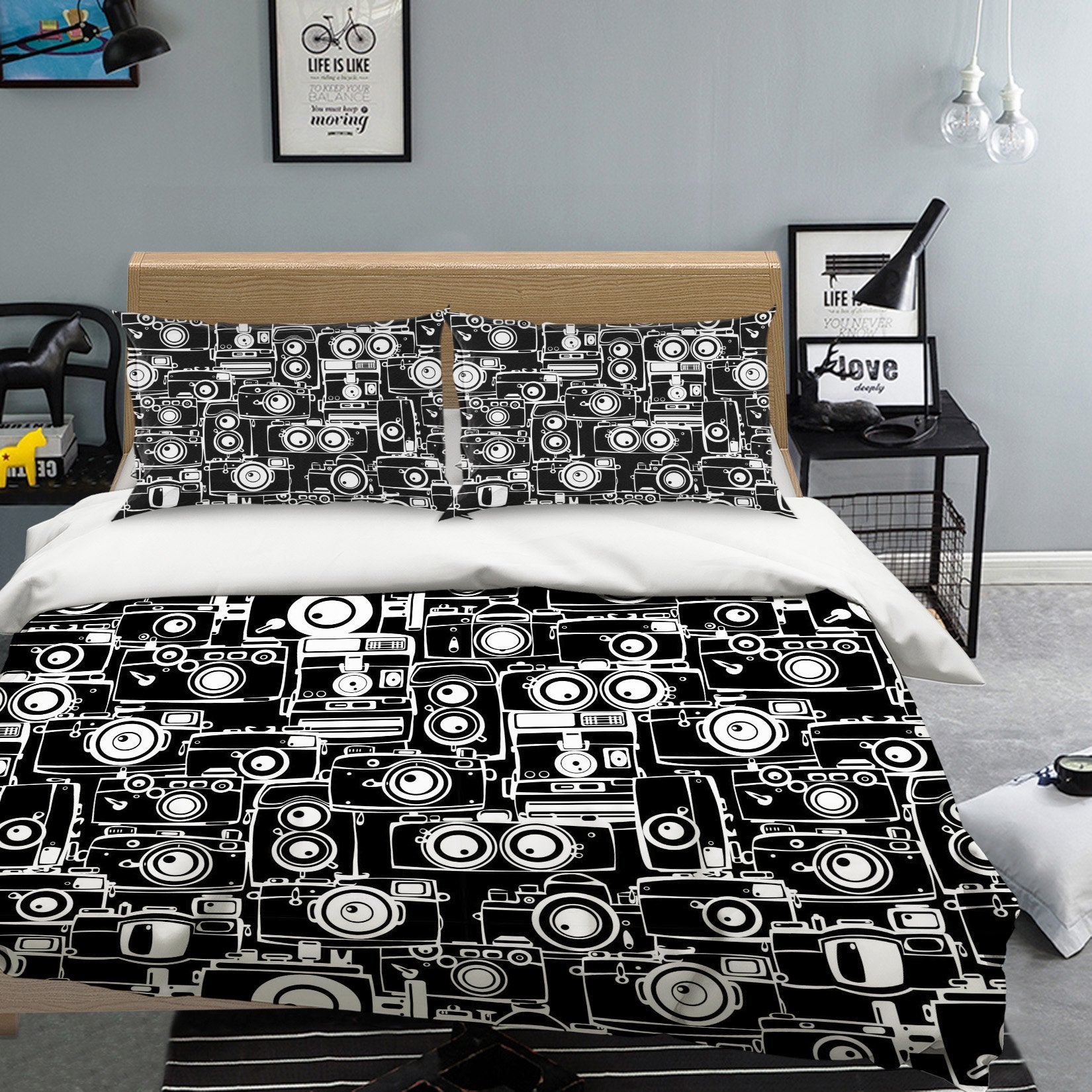 3D Telescope Black 025 Bed Pillowcases Quilt Wallpaper AJ Wallpaper 