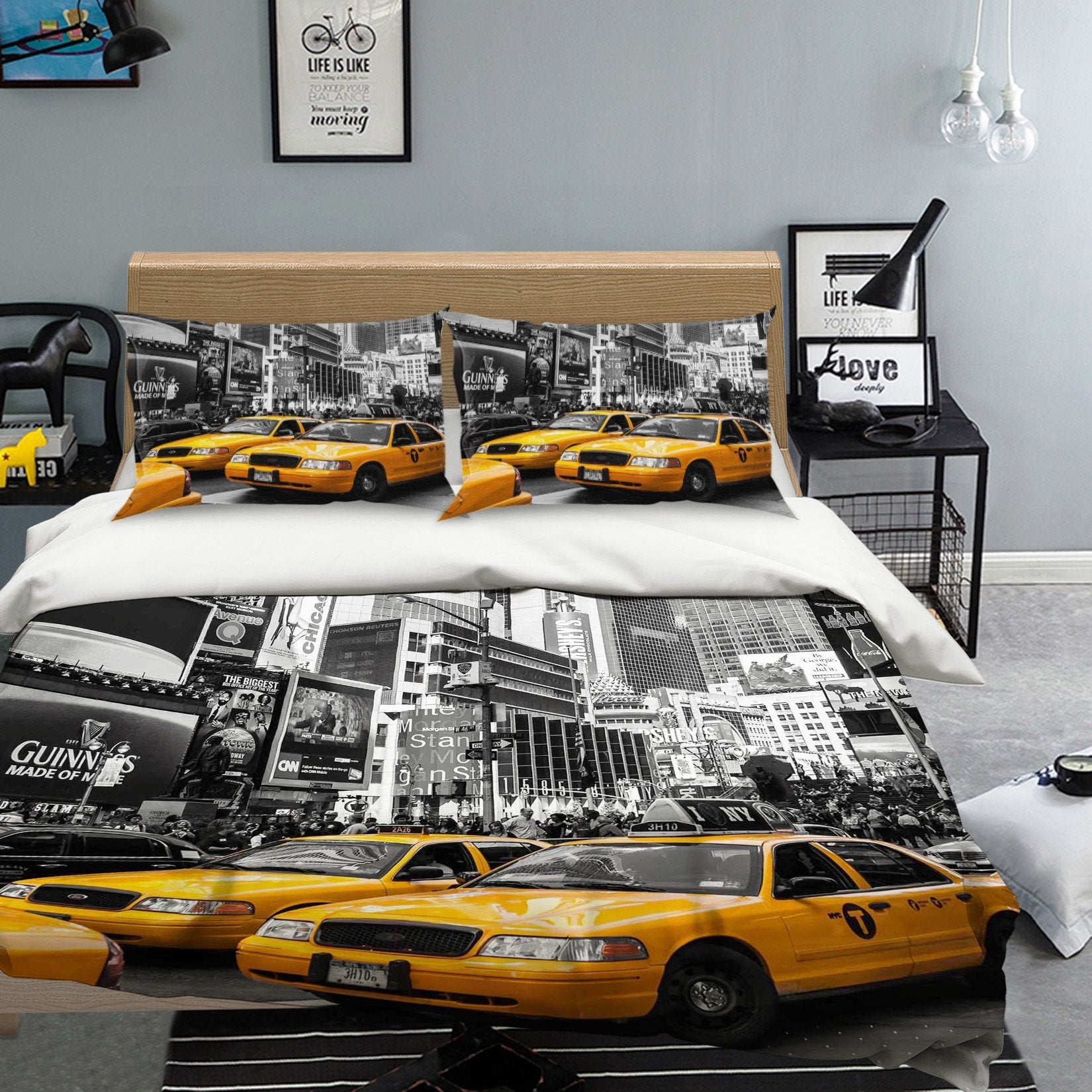 3D Street Car 236 Bed Pillowcases Quilt Wallpaper AJ Wallpaper 