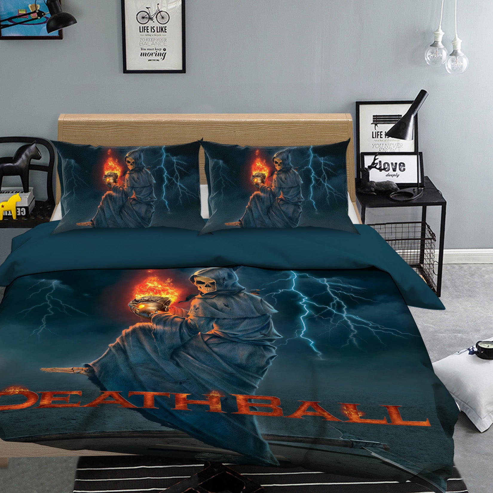 3D Death Ball 036 Bed Pillowcases Quilt Exclusive Designer Vincent