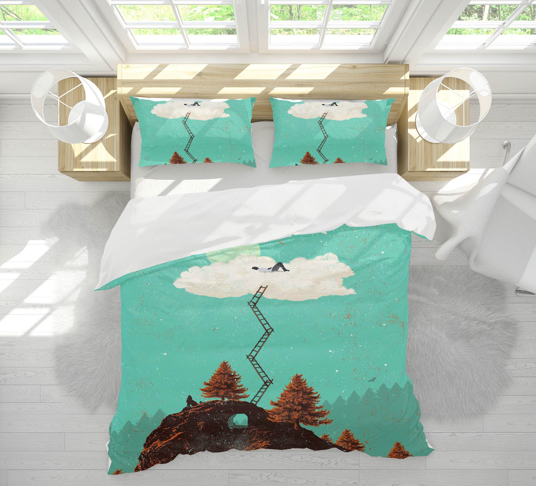 3D Cloud Dreaming 2101 Showdeer Bedding Bed Pillowcases Quilt