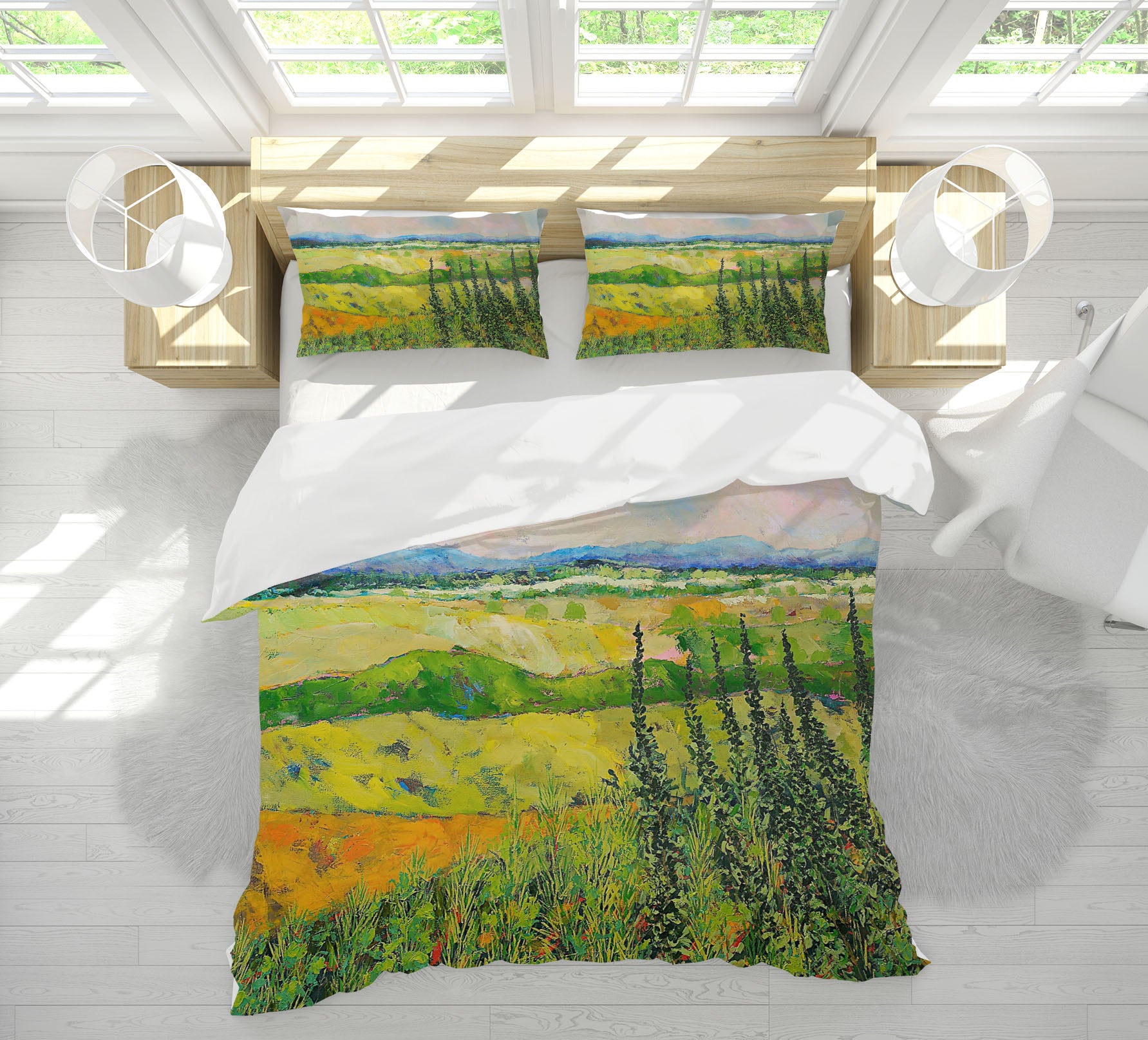 3D Valley Land 1033 Allan P. Friedlander Bedding Bed Pillowcases Quilt