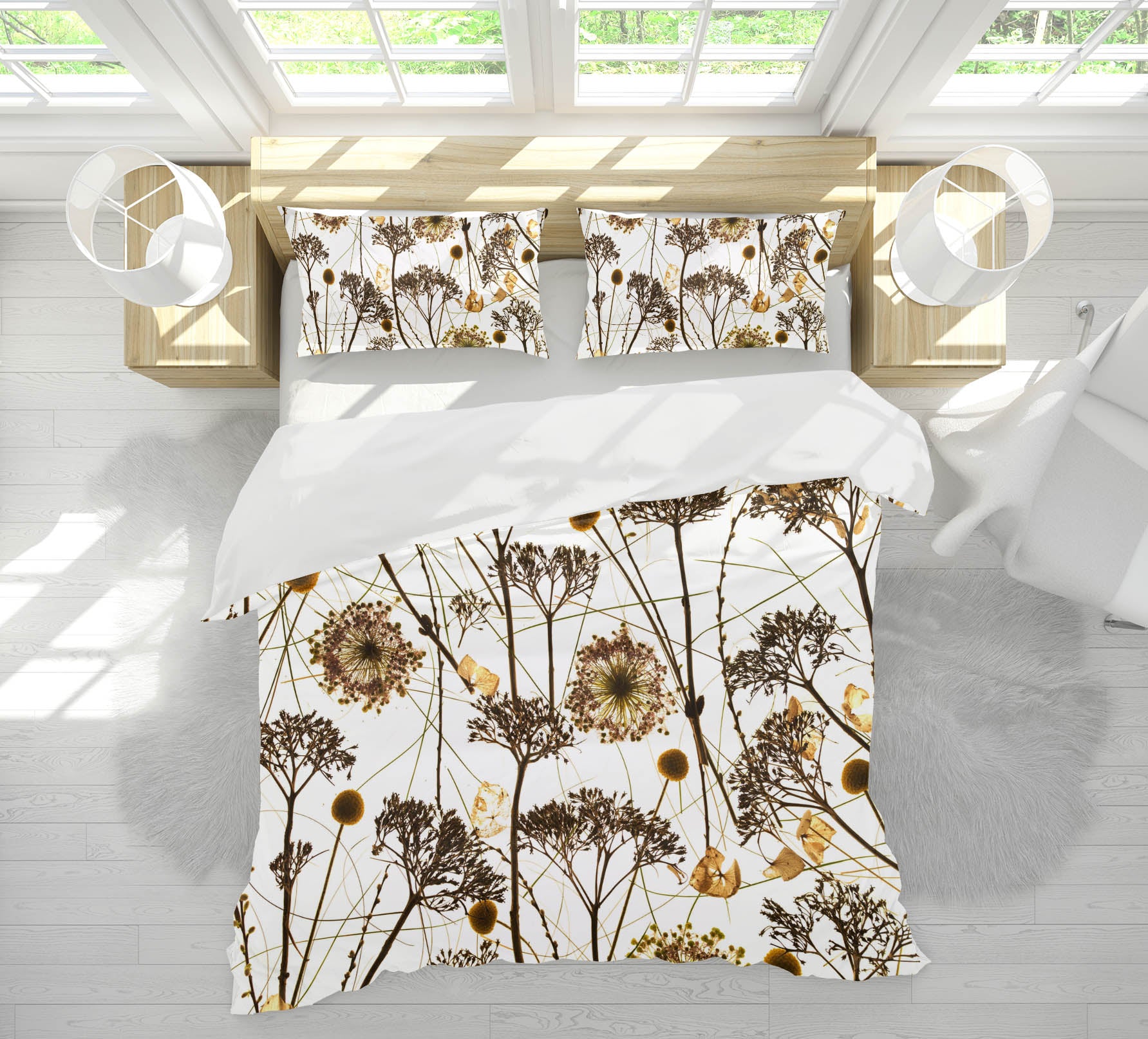 3D Withered Dandelion 1005 Assaf Frank Bedding Bed Pillowcases Quilt