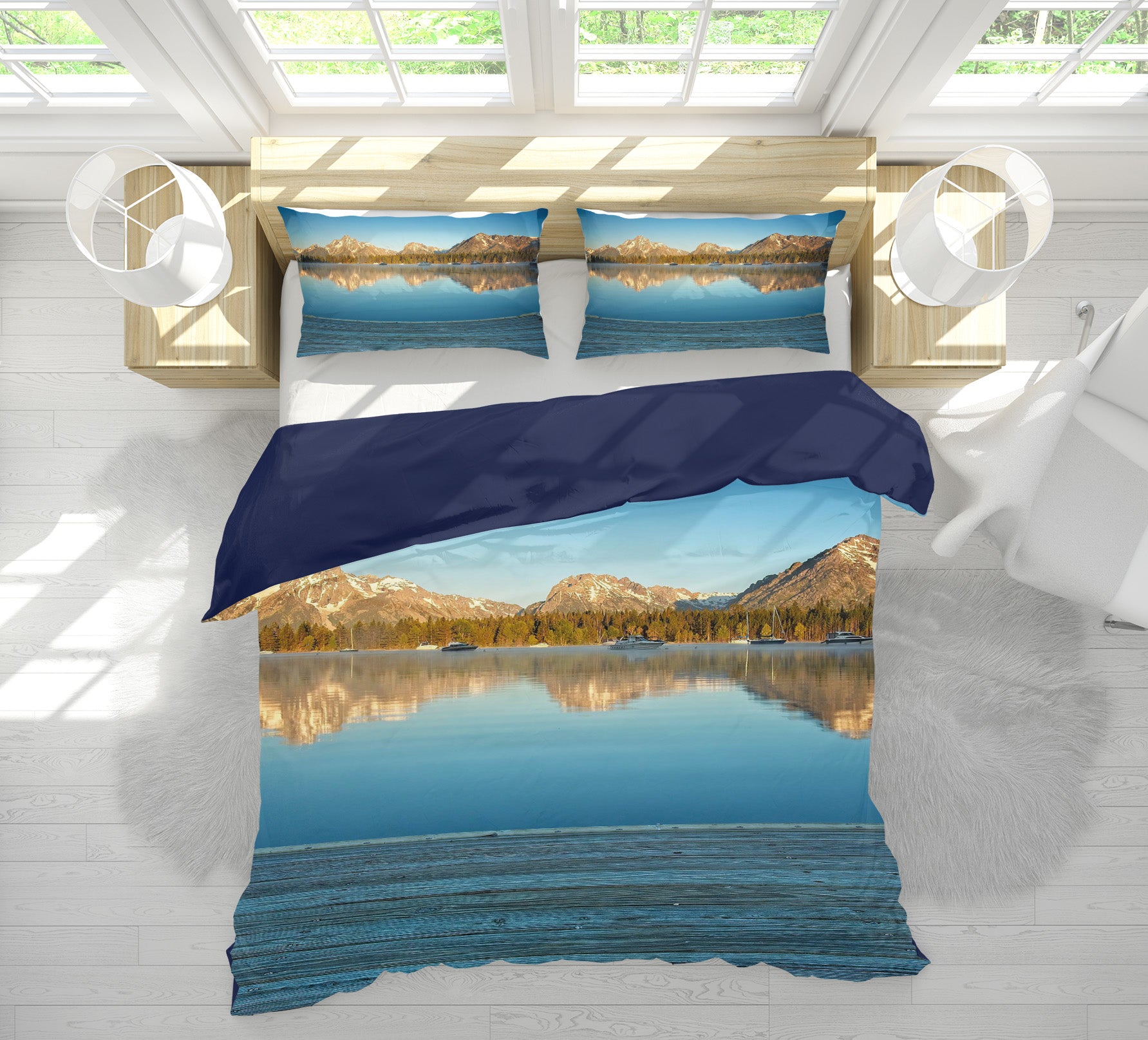 3D Clear Lake 2107 Kathy Barefield Bedding Bed Pillowcases Quilt