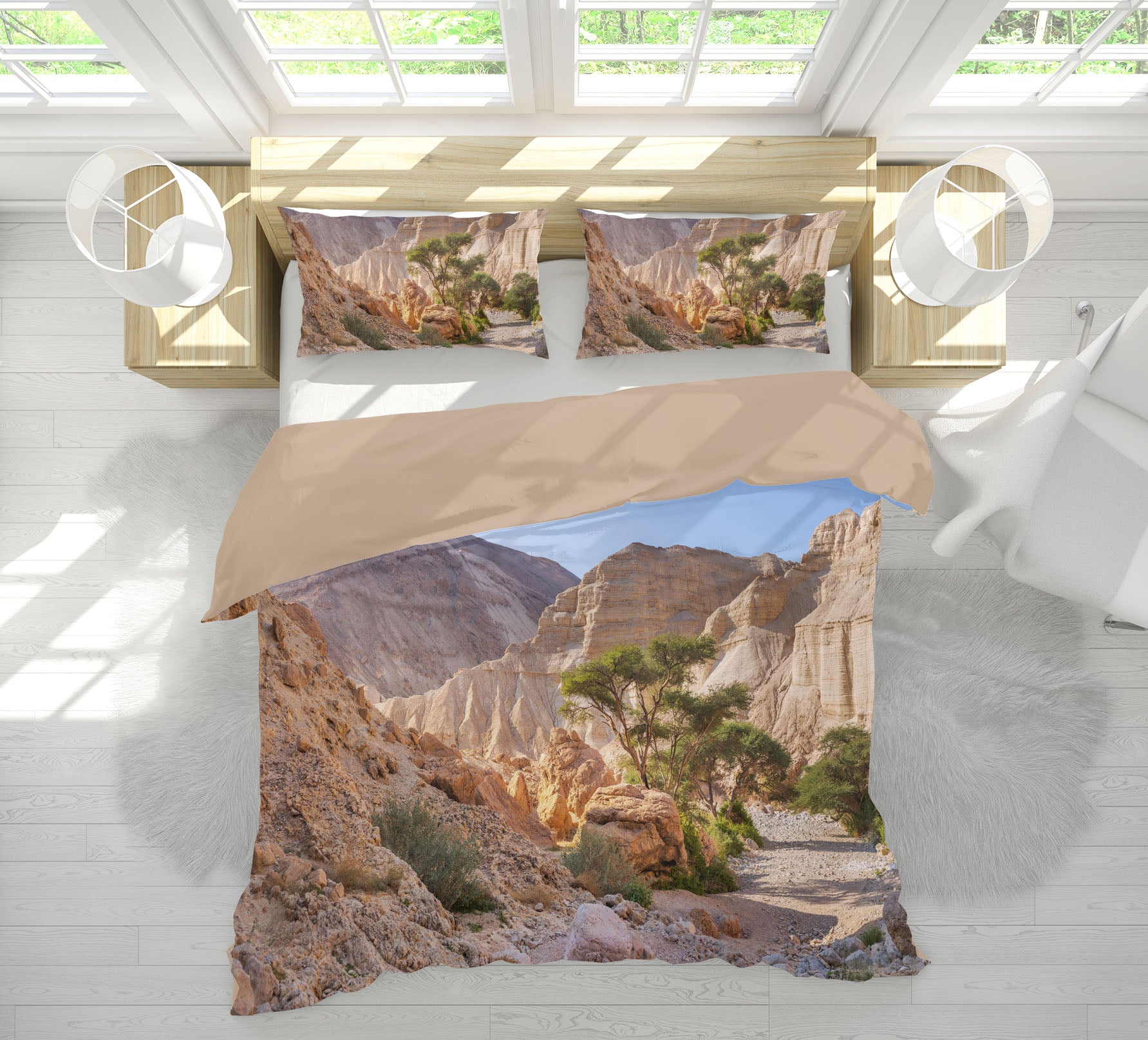 3D Mountain Stone 1030 Assaf Frank Bedding Bed Pillowcases Quilt