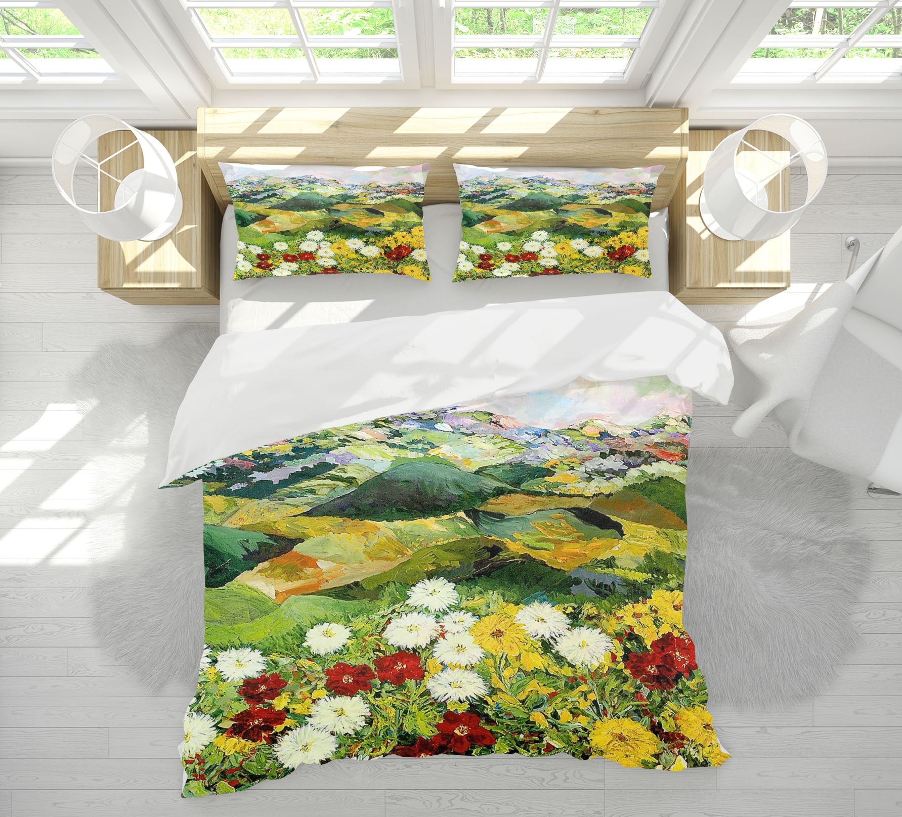 3D Flower Canyon 1022 Allan P. Friedlander Bedding Bed Pillowcases Quilt