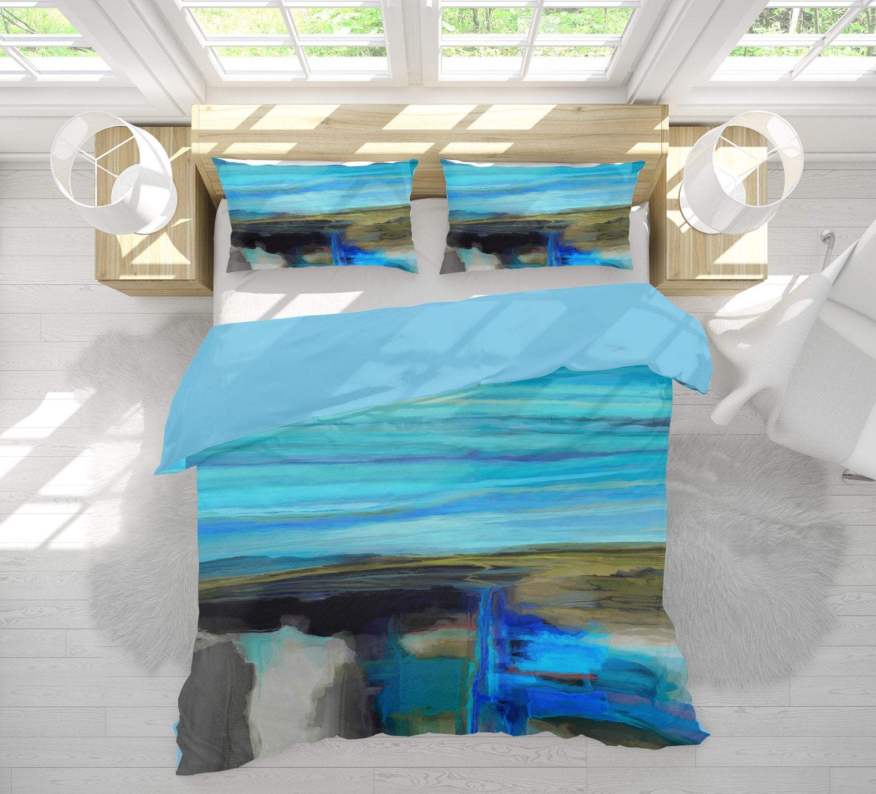 3D Night Lake 2126 Michael Tienhaara Bedding Bed Pillowcases Quilt