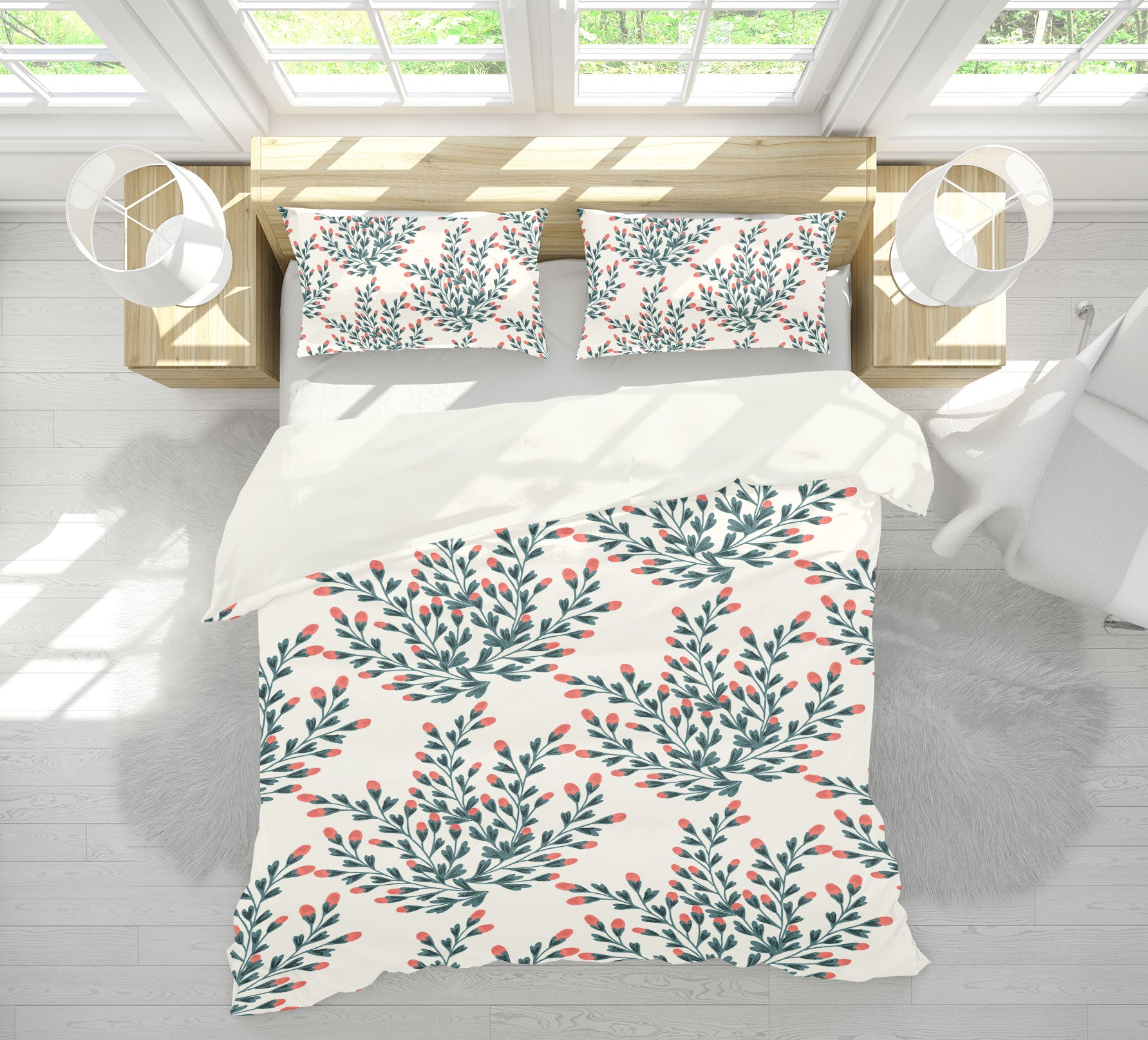 3D Small Flower Pattern 10974 Kashmira Jayaprakash Bedding Bed Pillowcases Quilt