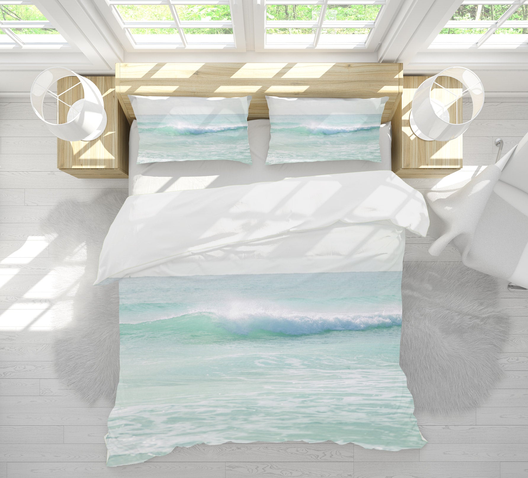 3D Ocean Waves 6935 Assaf Frank Bedding Bed Pillowcases Quilt Cover Duvet Cover