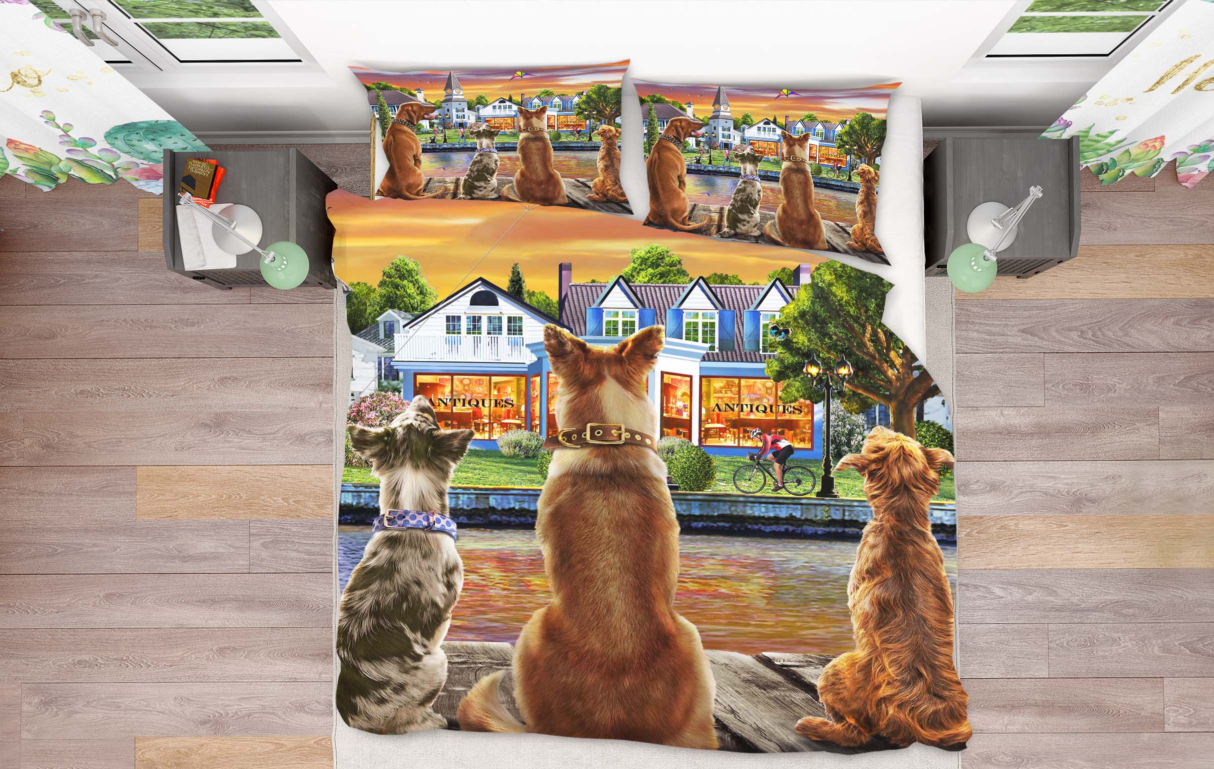 3D Watchdog 2127 Adrian Chesterman Bedding Bed Pillowcases Quilt