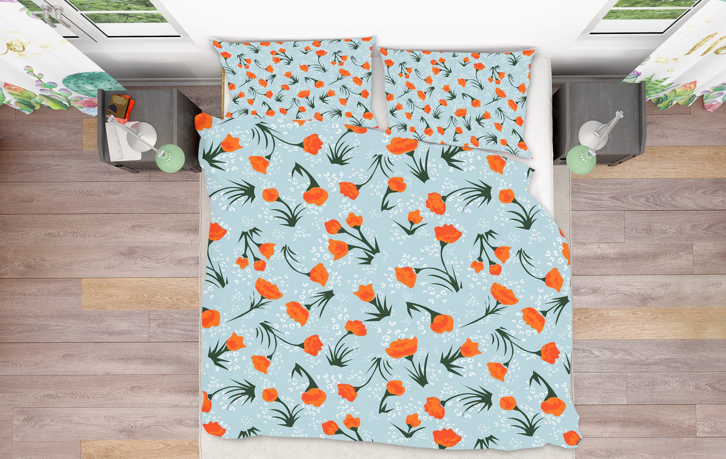 3D Little Safflower 10969 Kashmira Jayaprakash Bedding Bed Pillowcases Quilt