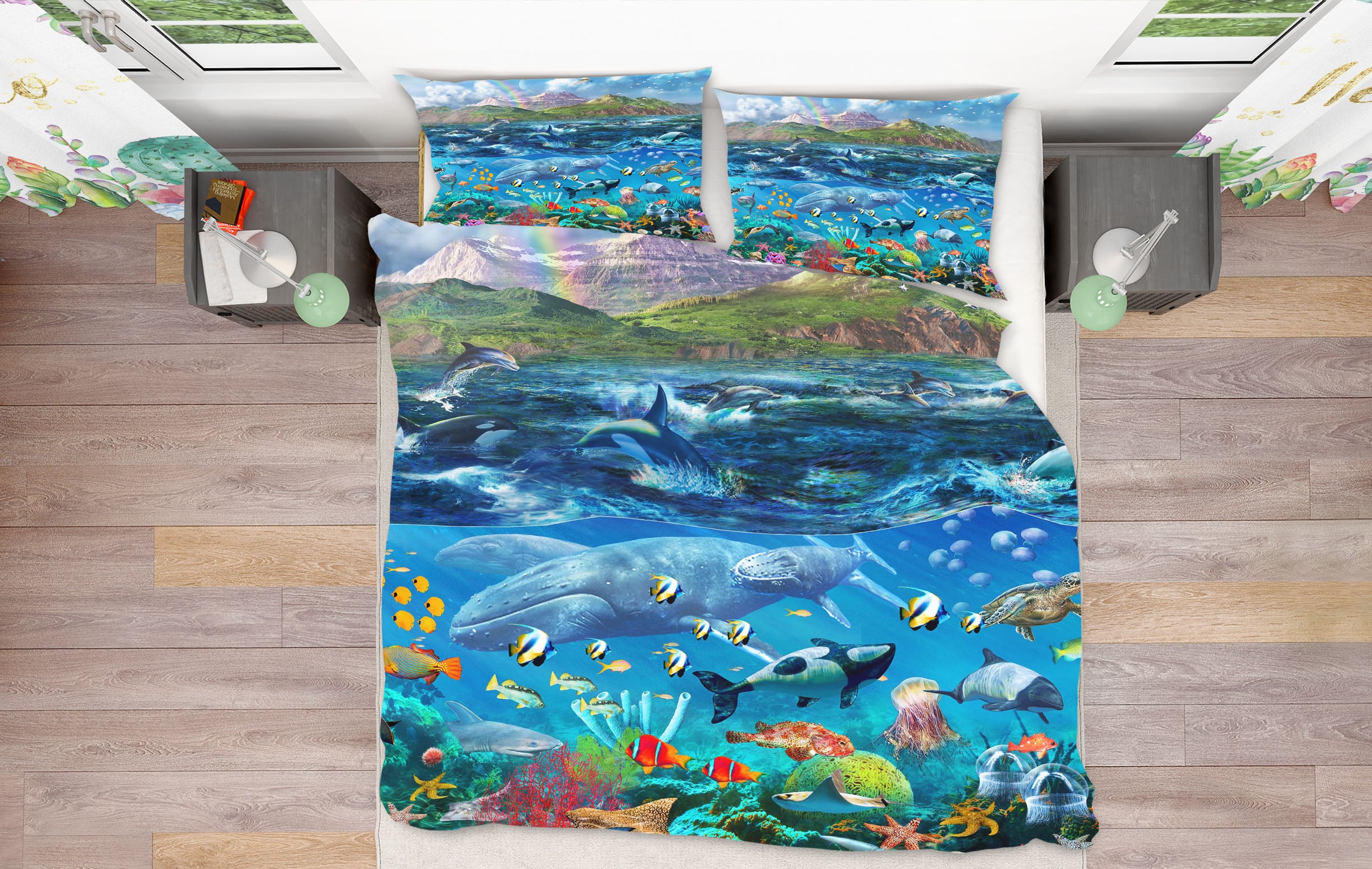 3D The Underwater World 2111 Adrian Chesterman Bedding Bed Pillowcases Quilt