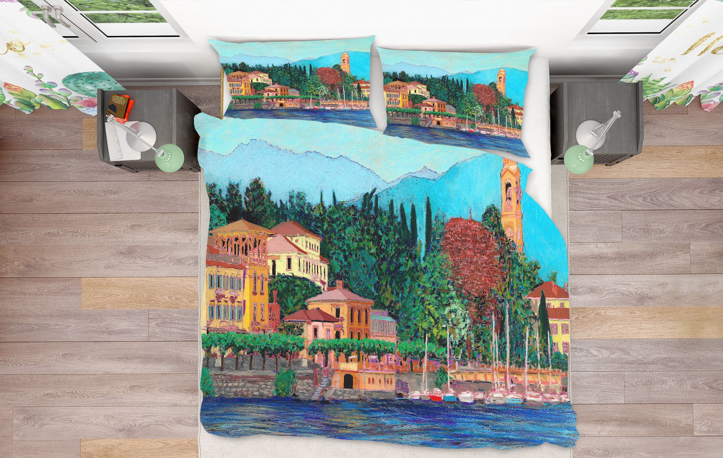 3D Lake Tower 1167 Allan P. Friedlander Bedding Bed Pillowcases Quilt