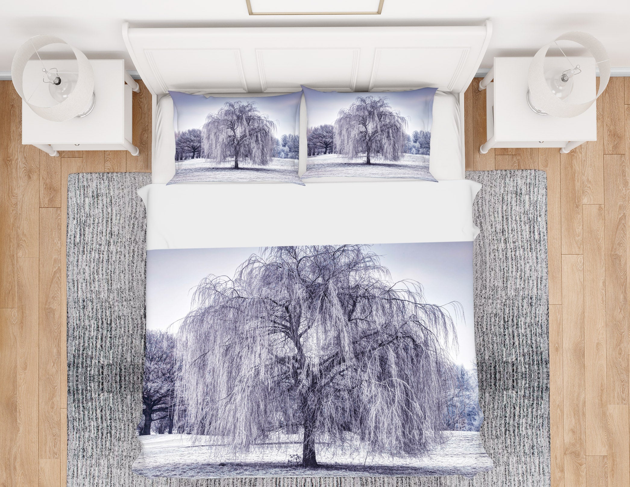 3D Snow Tree 85179 Assaf Frank Bedding Bed Pillowcases Quilt