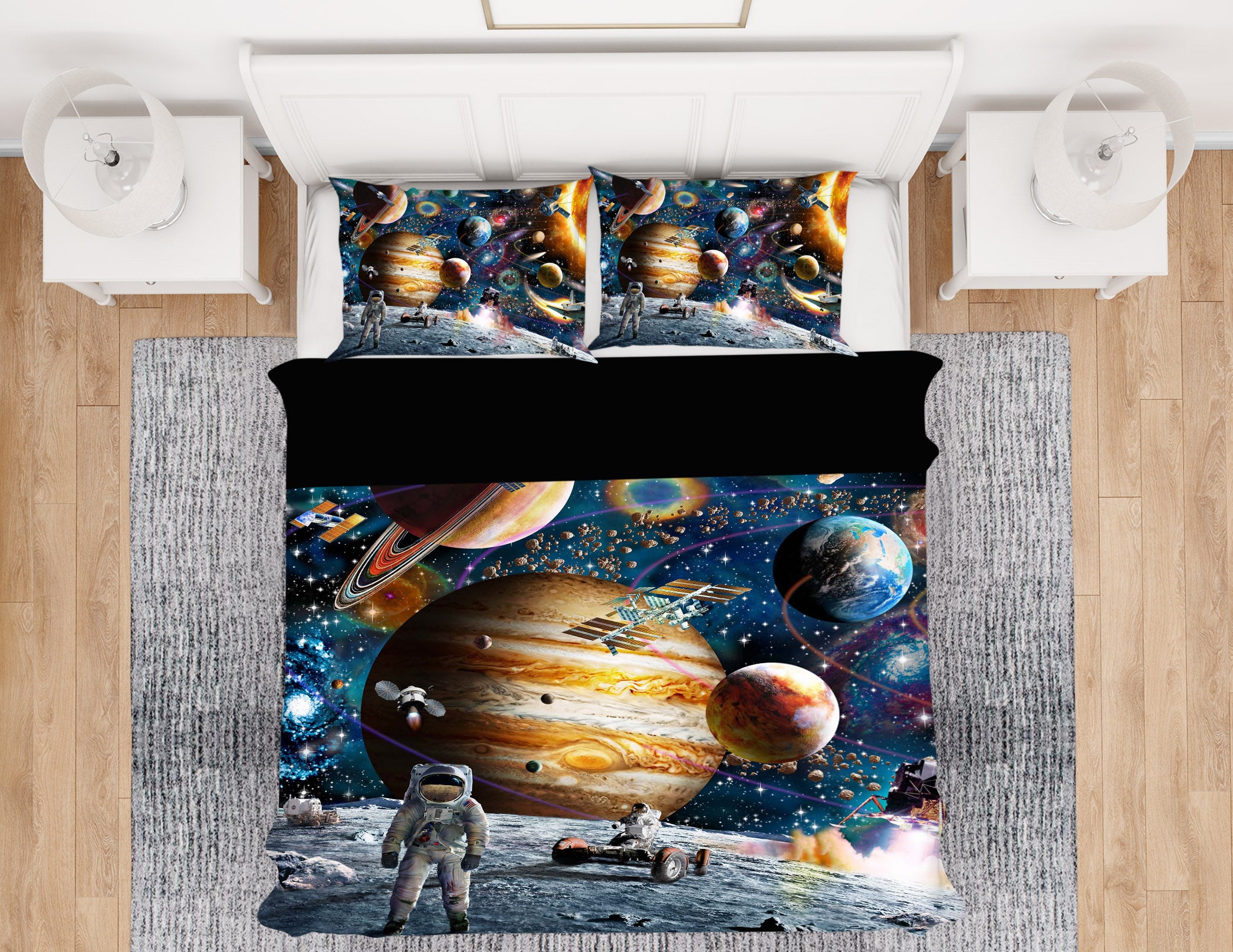 3D Color Planet 2105 Adrian Chesterman Bedding Bed Pillowcases Quilt