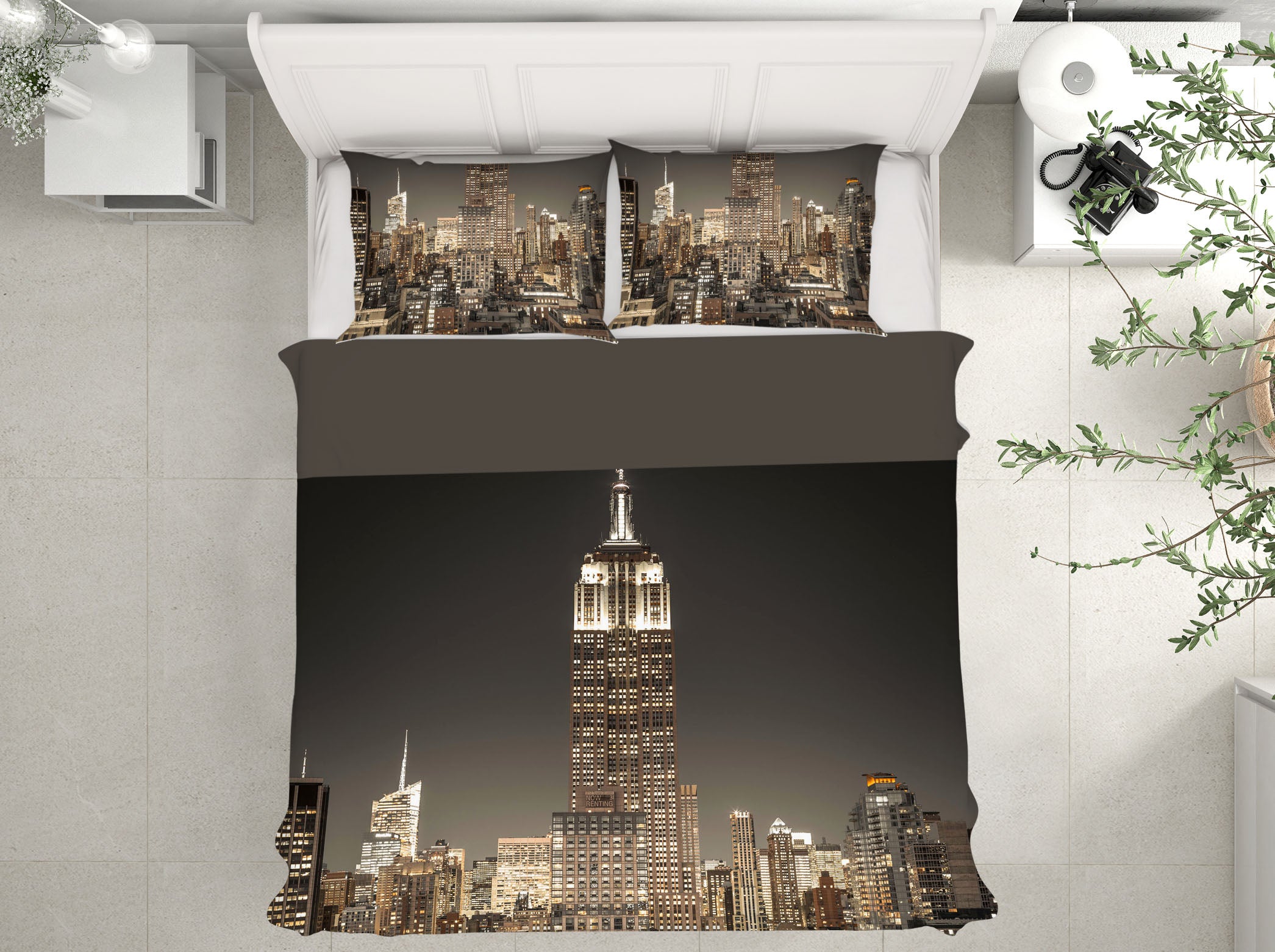 3D Neon Building 1020 Assaf Frank Bedding Bed Pillowcases Quilt