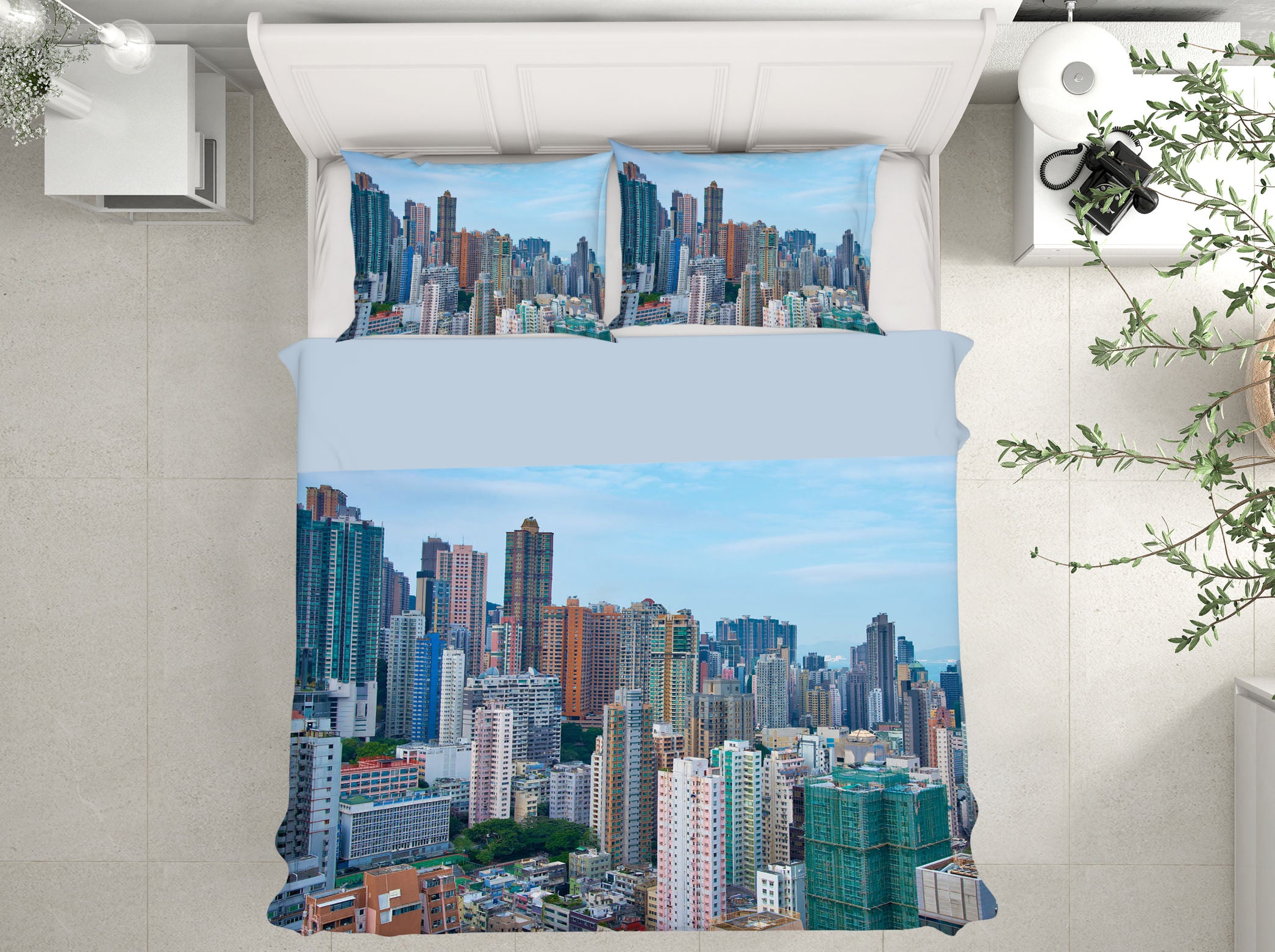 3D Office Building 2138 Marco Carmassi Bedding Bed Pillowcases Quilt