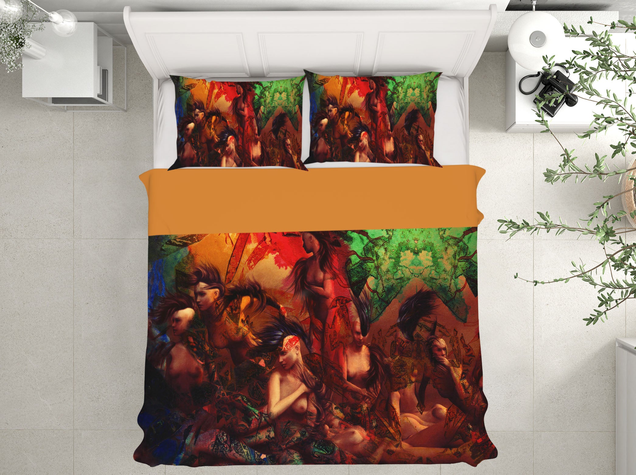 3D Life In Technicolor 2002 Marco Cavazzana Bedding Bed Pillowcases Quilt