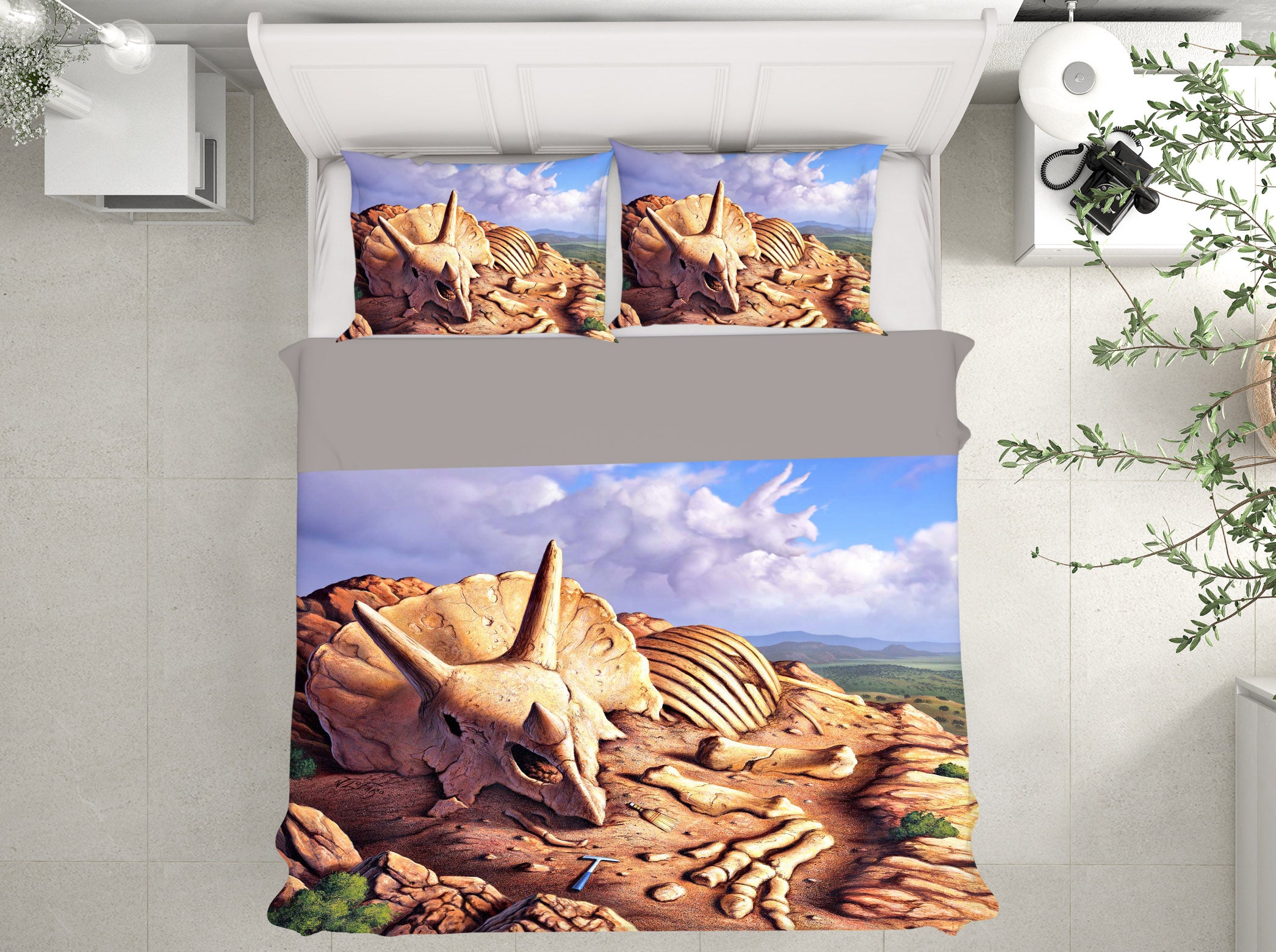 3D Dino Dig 2117 Jerry LoFaro bedding Bed Pillowcases Quilt