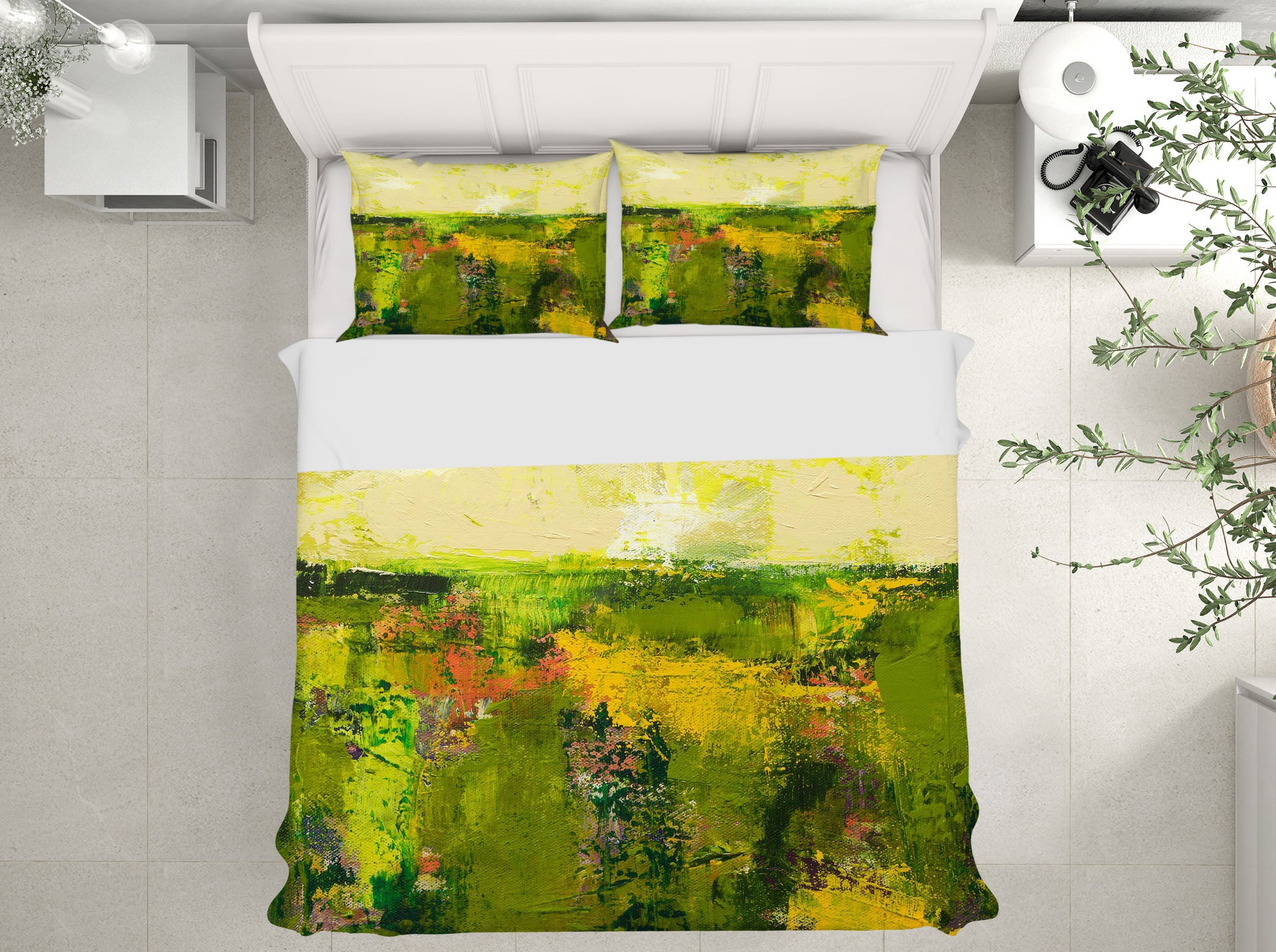 3D Green Meadow 1101 Allan P. Friedlander Bedding Bed Pillowcases Quilt