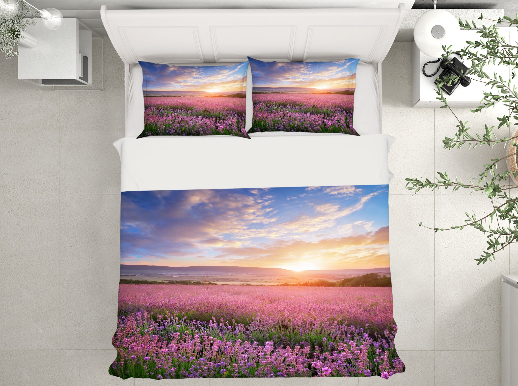 3D Flower Bush 67087 Bed Pillowcases Quilt