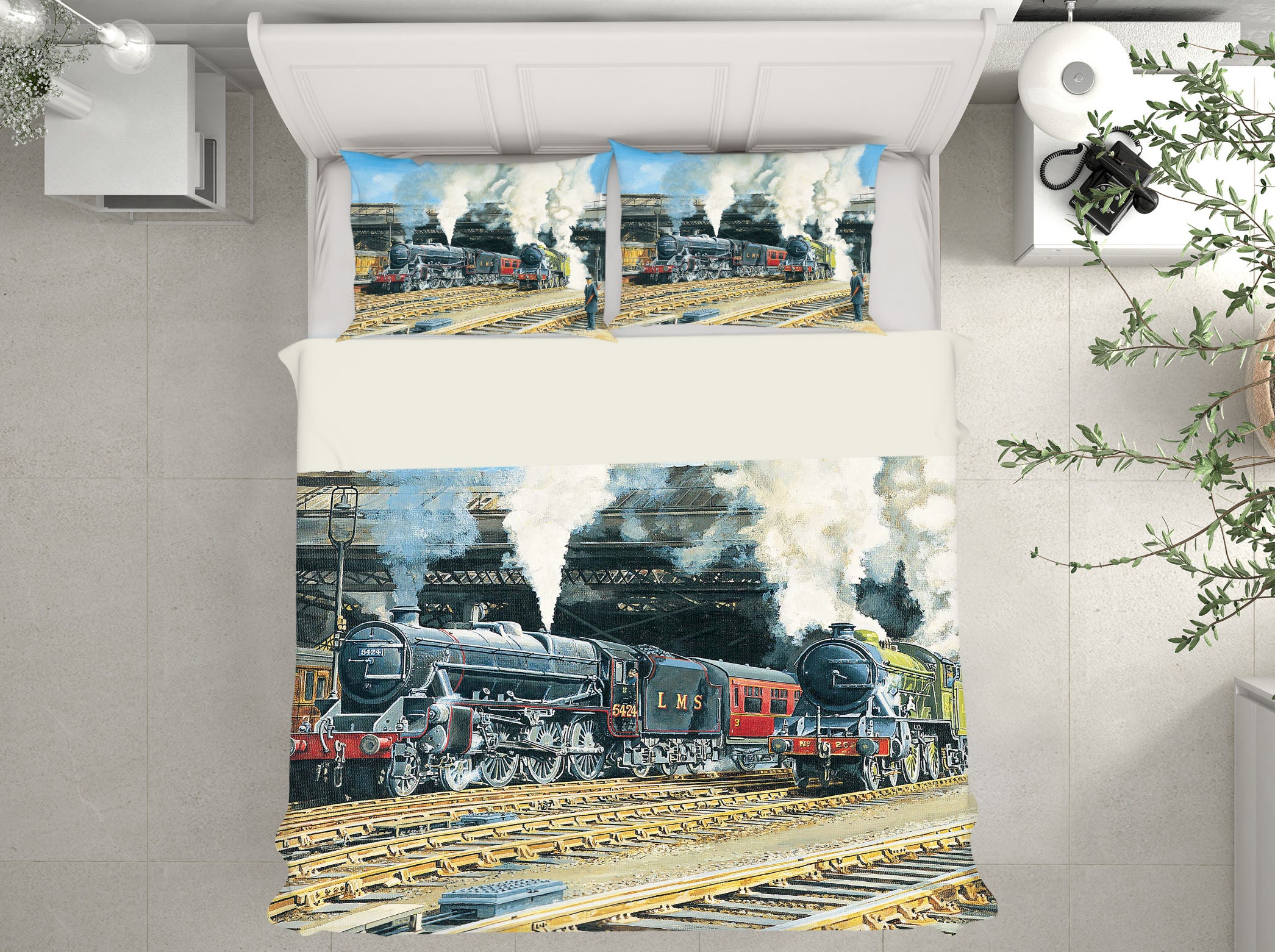 3D Full Steam Ahead 2024 Trevor Mitchell bedding Bed Pillowcases Quilt