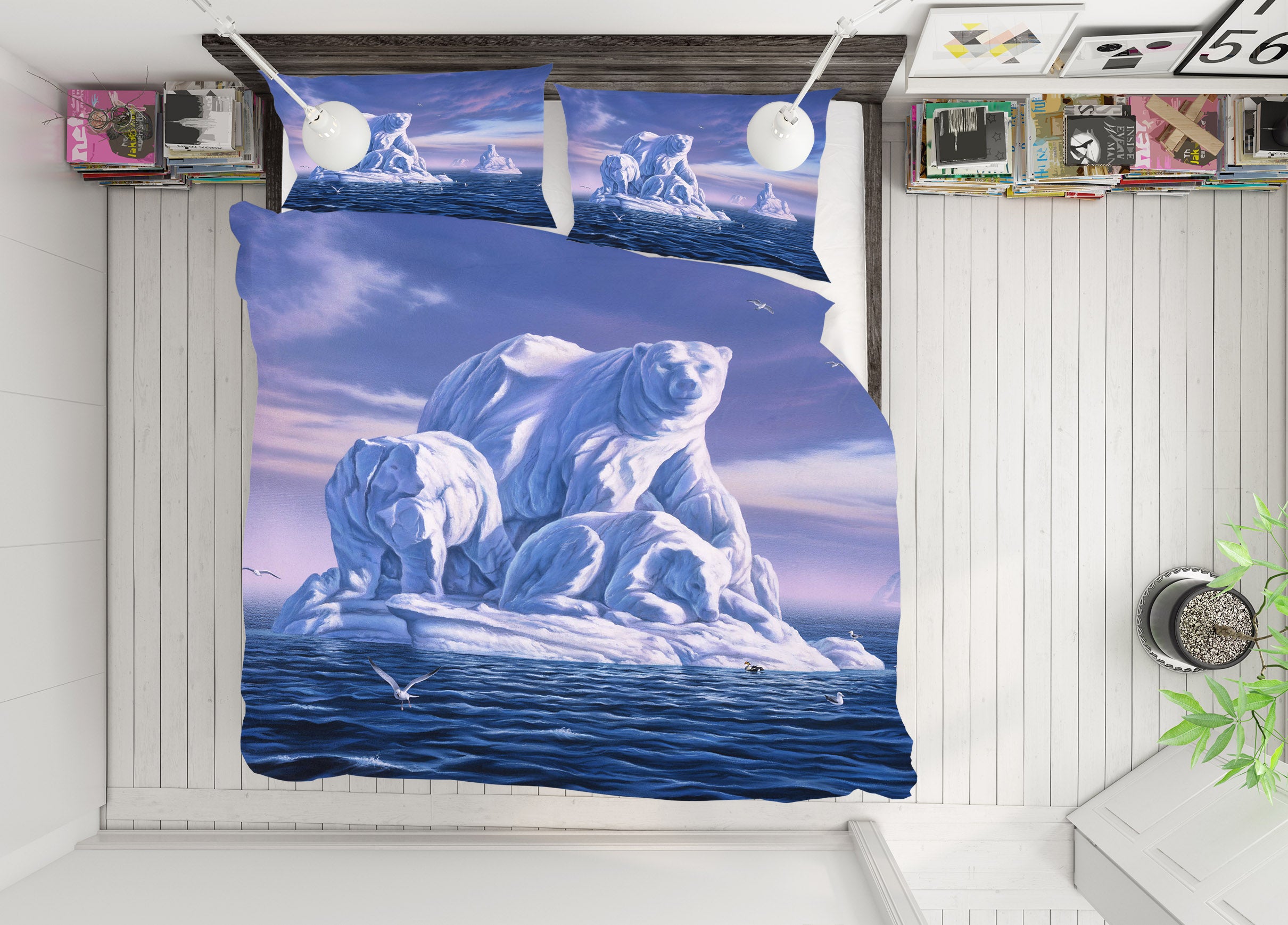 3D Icebeargs 2125 Jerry LoFaro bedding Bed Pillowcases Quilt