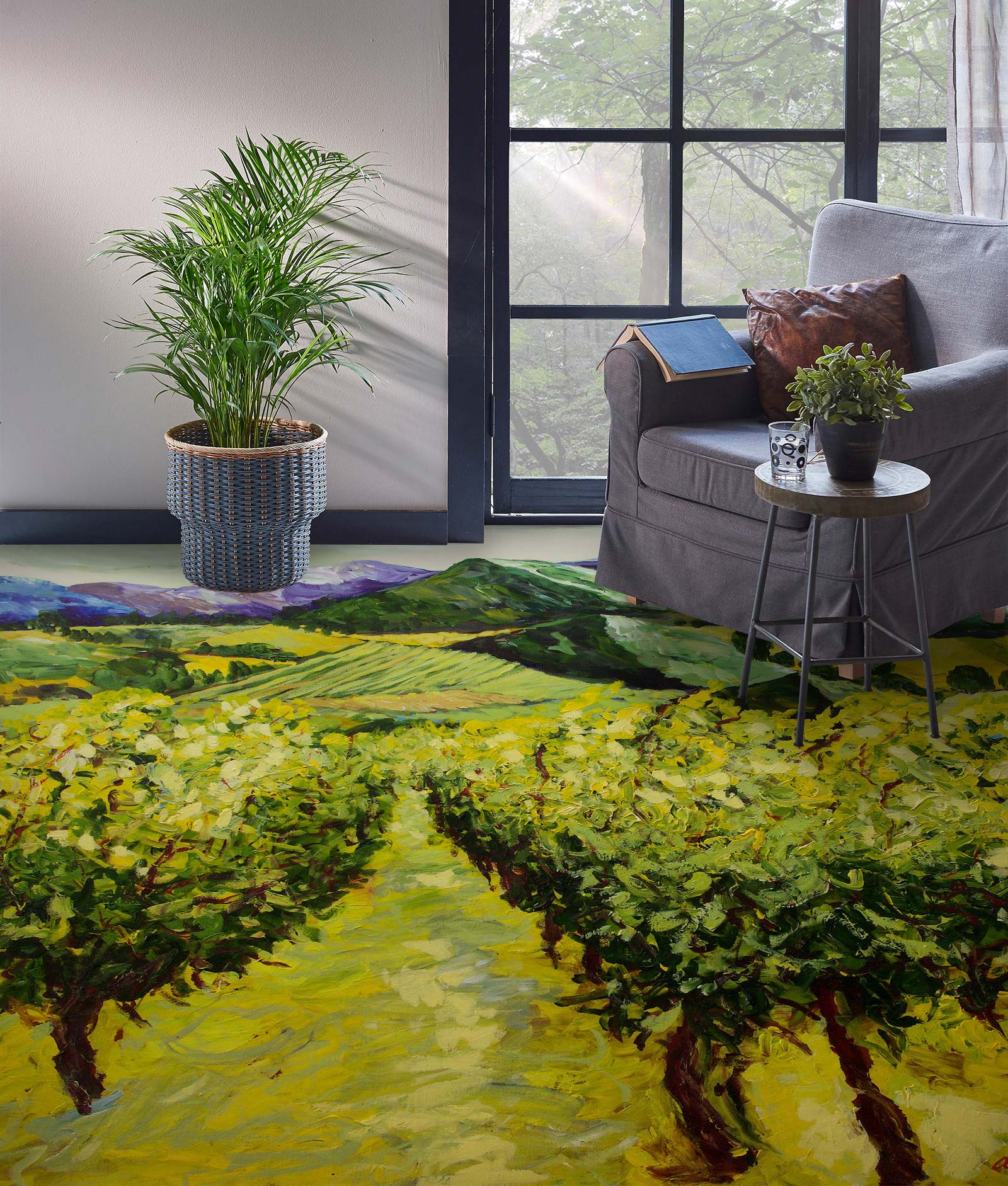 3D Grass Path 9541 Allan P. Friedlander Floor Mural  Wallpaper Murals Self-Adhesive Removable Print Epoxy