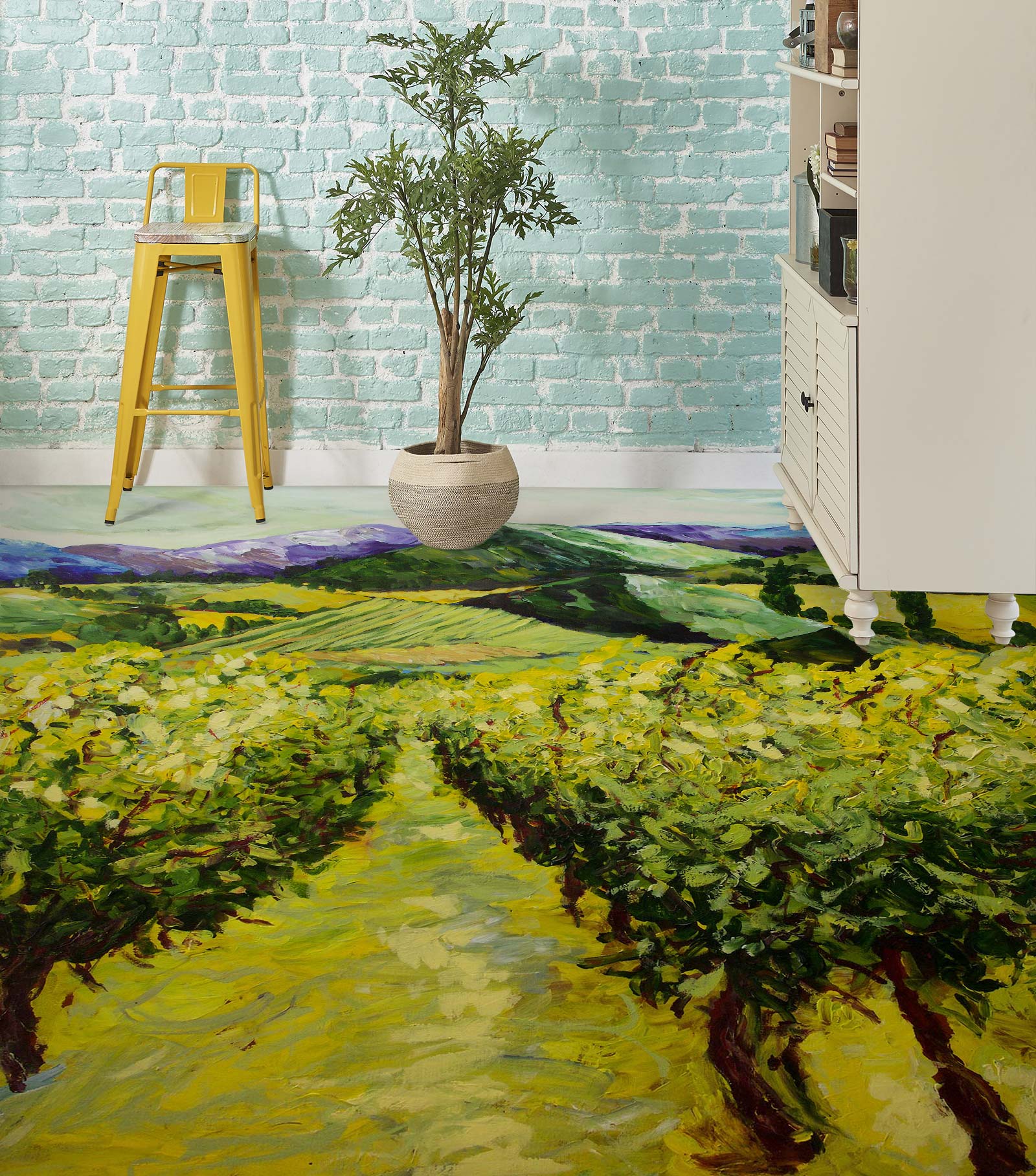 3D Grass Path 9541 Allan P. Friedlander Floor Mural  Wallpaper Murals Self-Adhesive Removable Print Epoxy