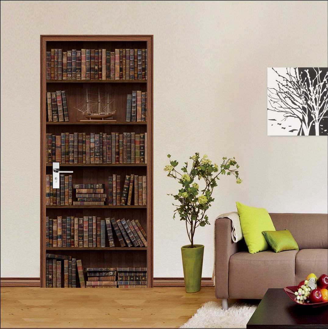 3D storage consolidation door mural Wallpaper AJ Wallpaper 