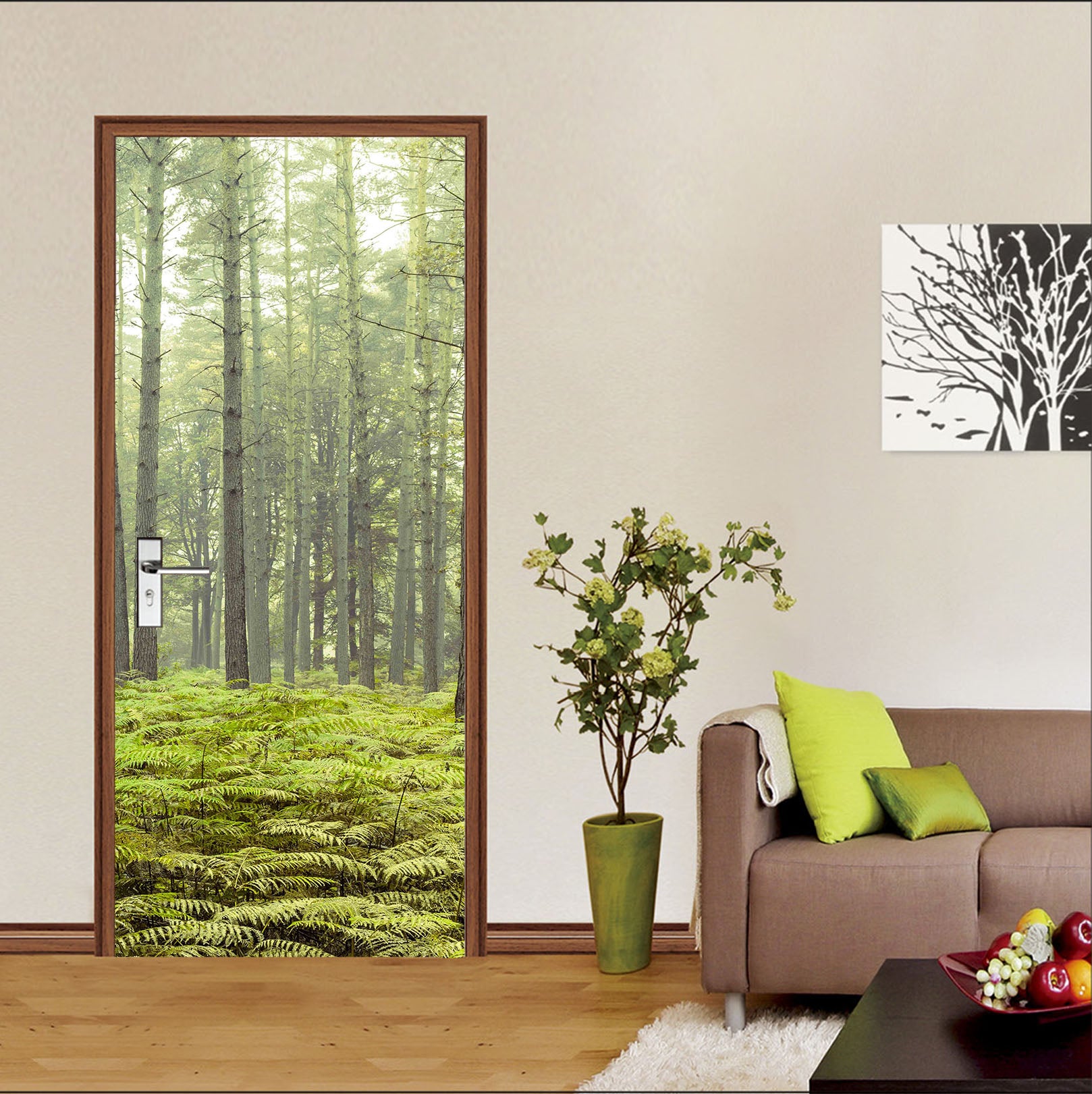 3D Meadow Woods 101128 Assaf Frank Door Mural