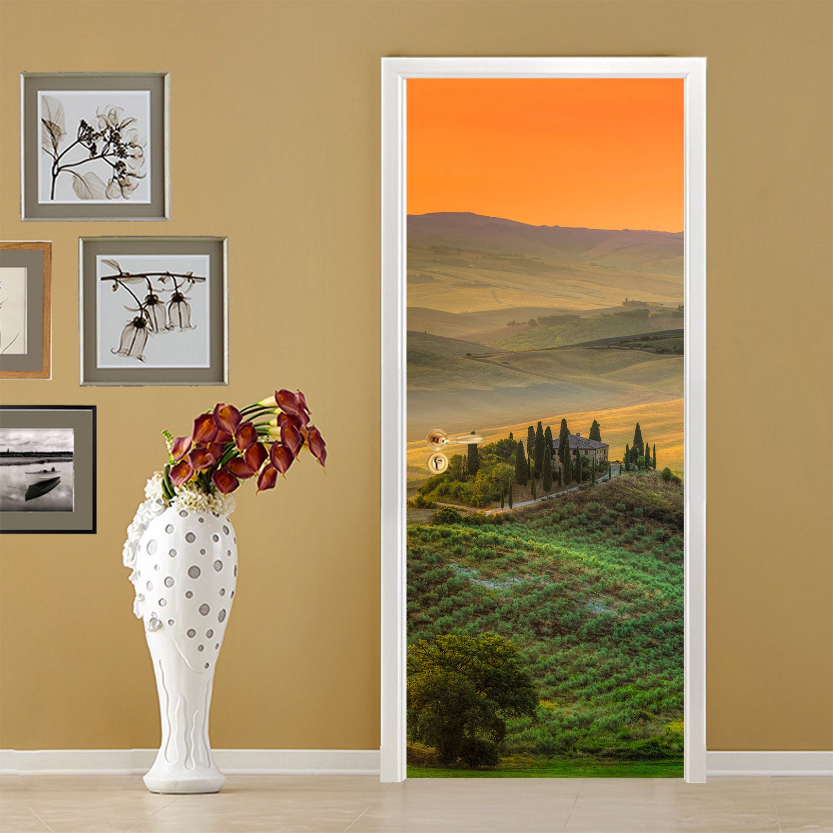 3D Lawn Hillside 114128 Marco Carmassi Door Mural