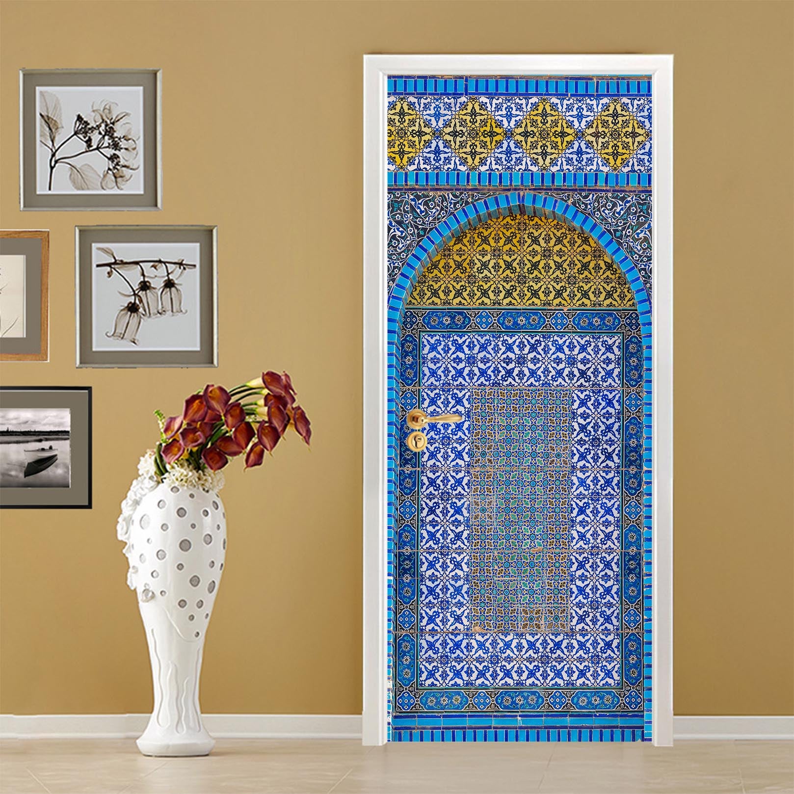 3D Pattern Texture 10222 Assaf Frank Door Mural