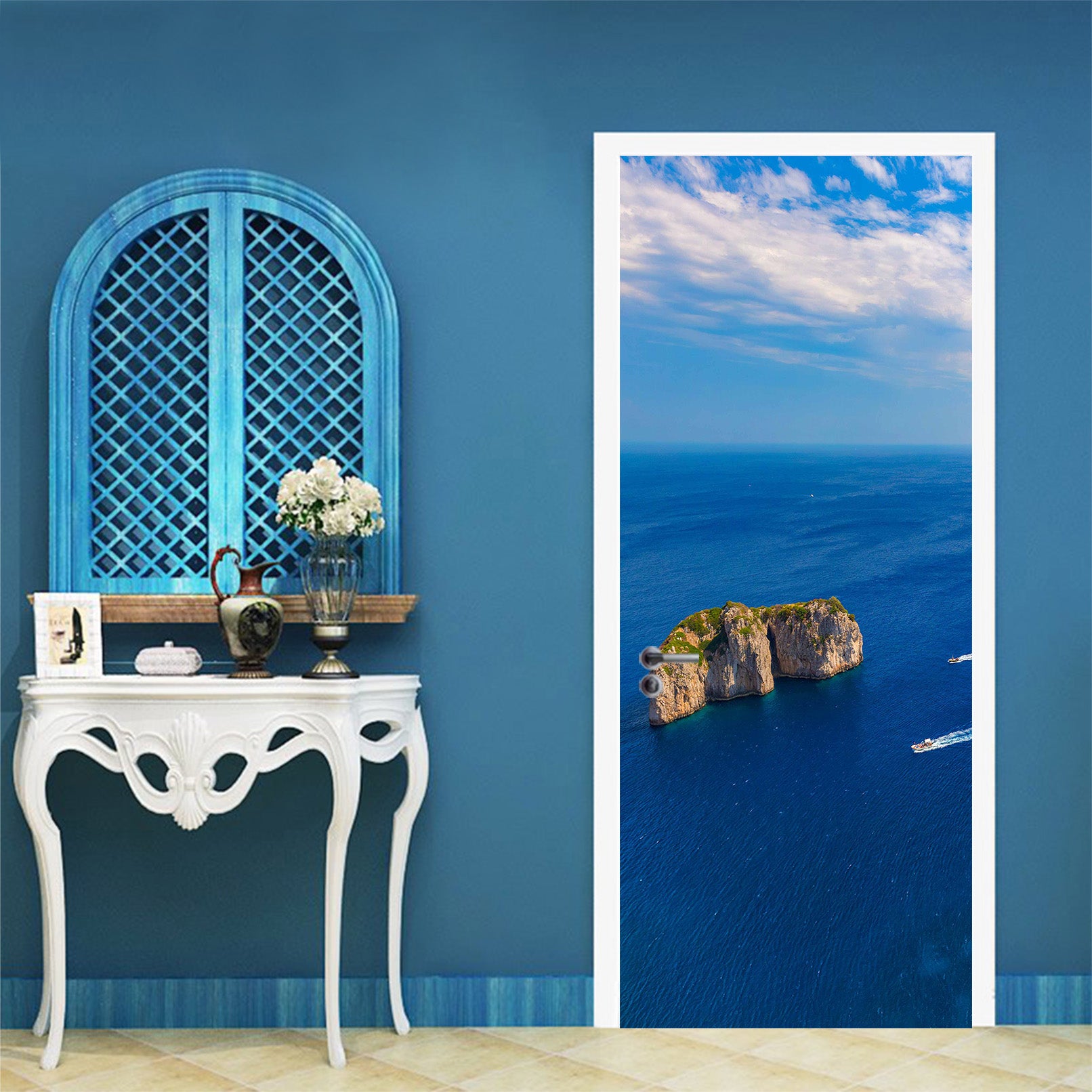 3D Blue Ocean 11431 Marco Carmassi Door Mural